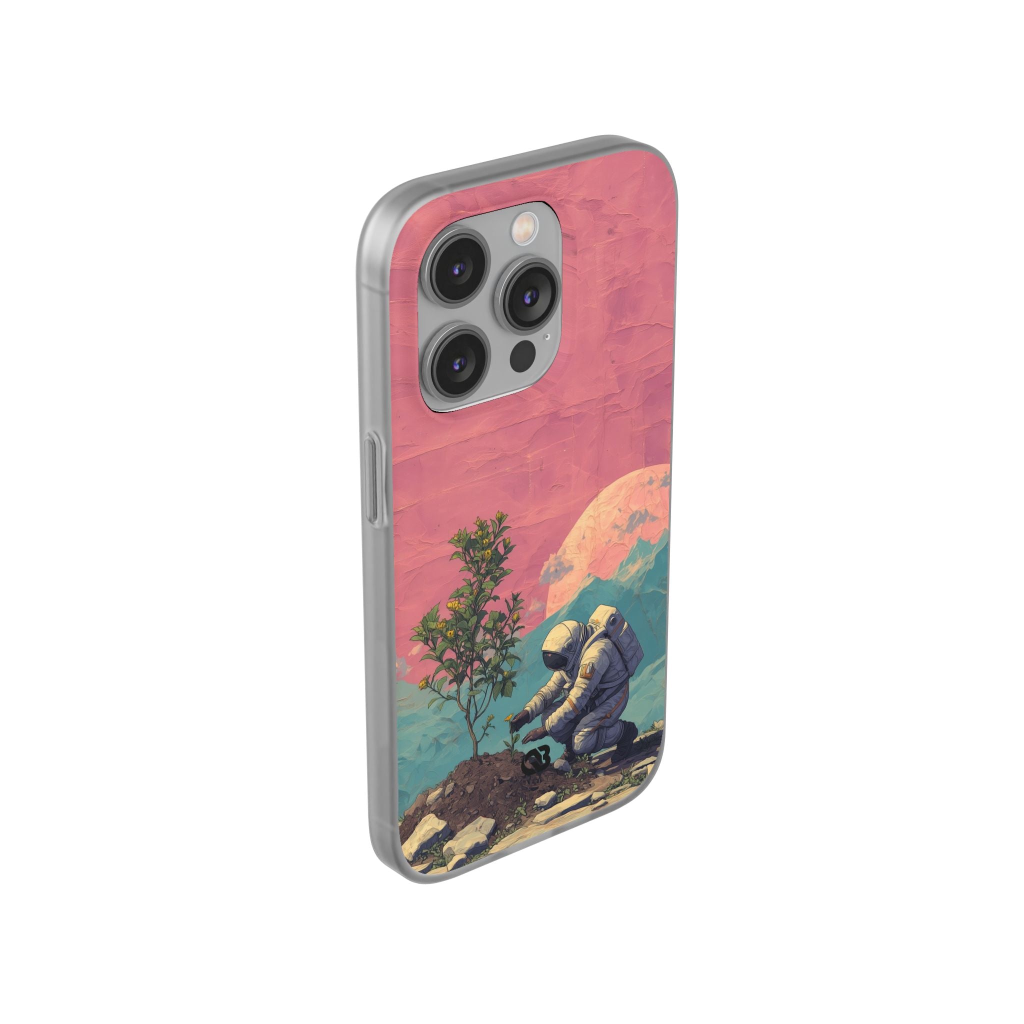 Lunar Pastel Bloom · Soft Phone Case for iPhone