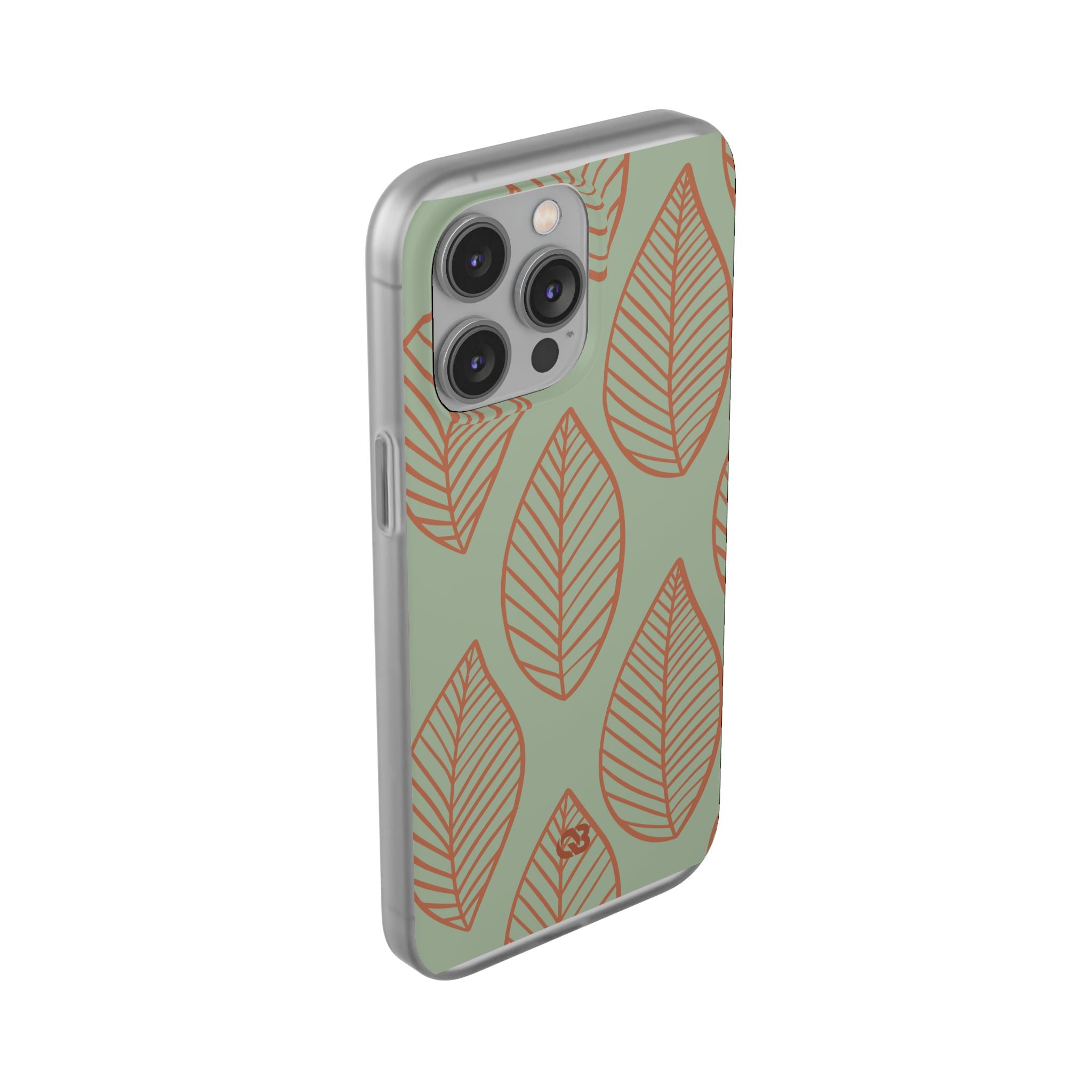 Sage Earth Leaves · Soft Phone Case for iPhone
