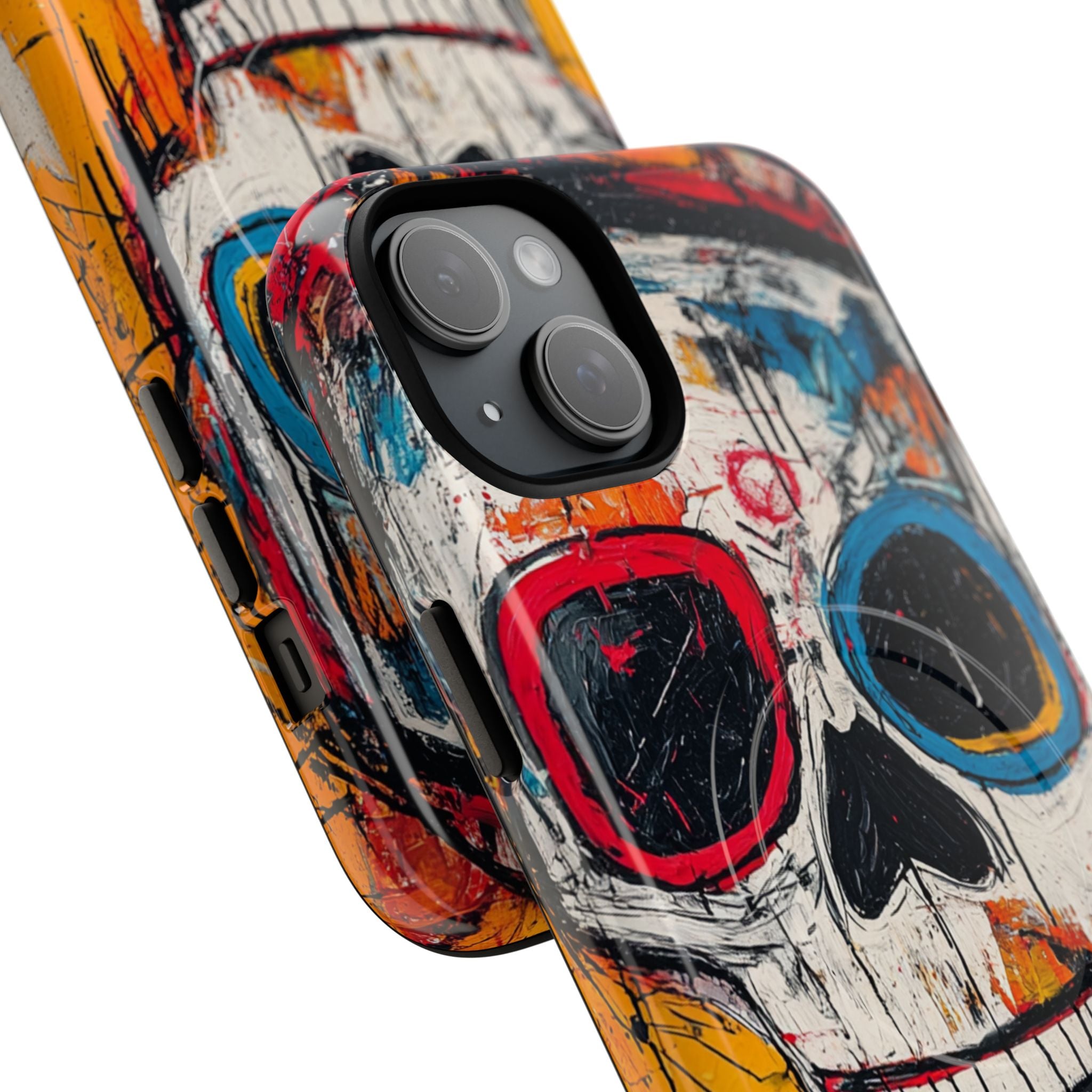 Vivid Graffiti Skull · Tough+ Handyhülle für iPhone · Magsafe