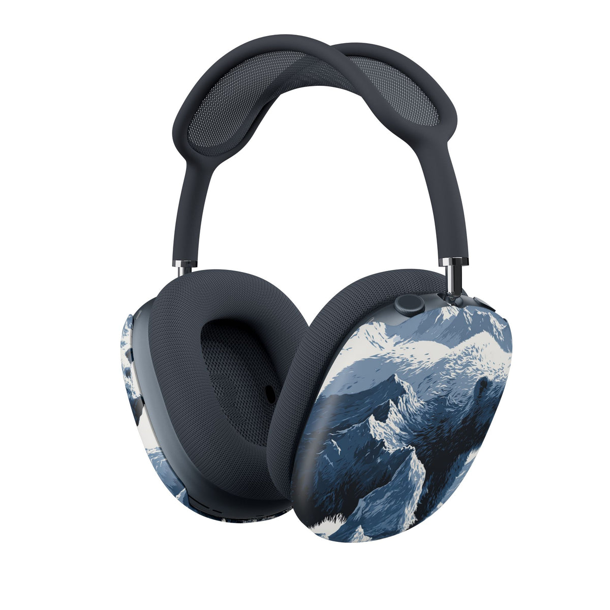 Fjord Summit Bear · Hard Case for AirPods Max · Blue