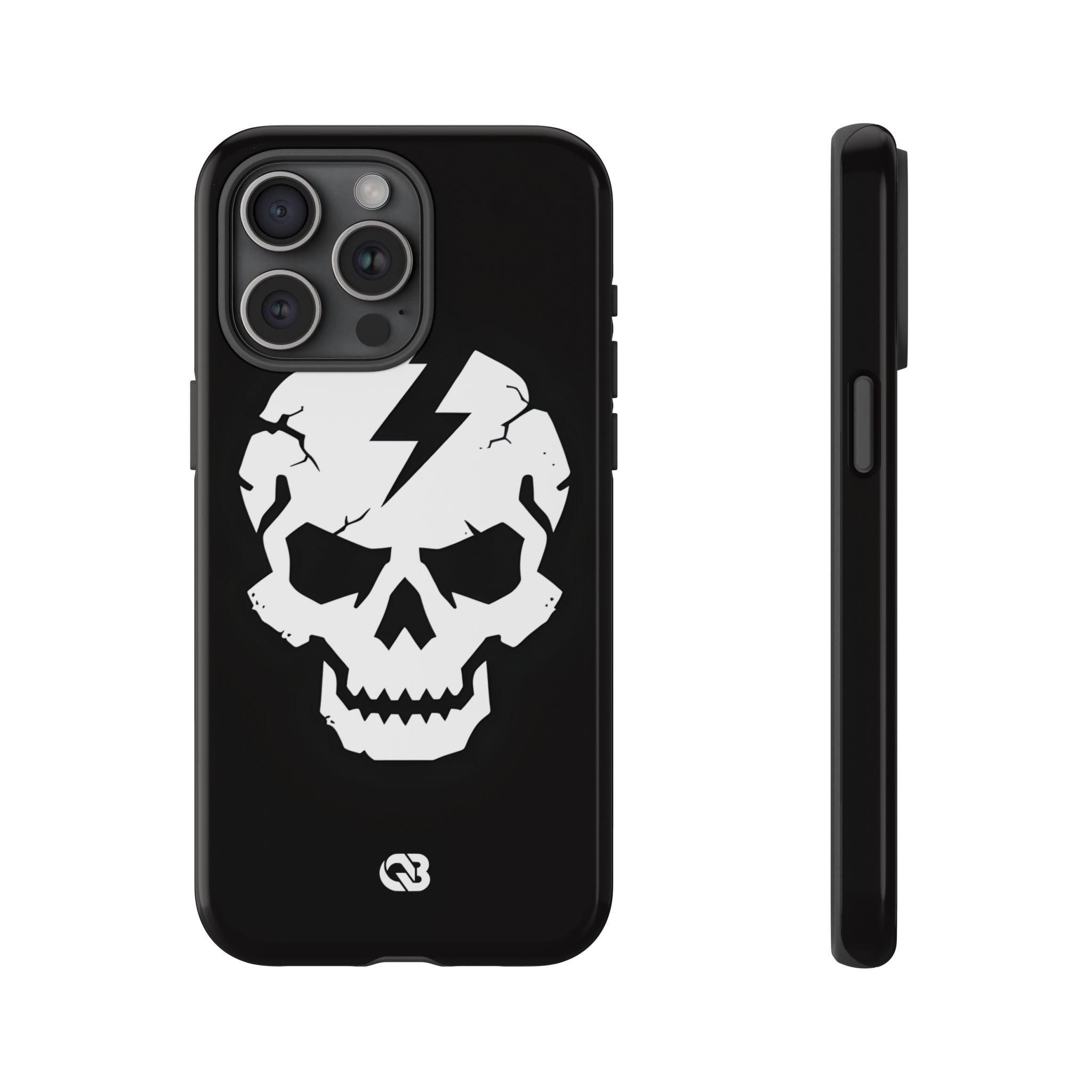 Shattered Bolt Skull · Tough Phone Case for iPhone