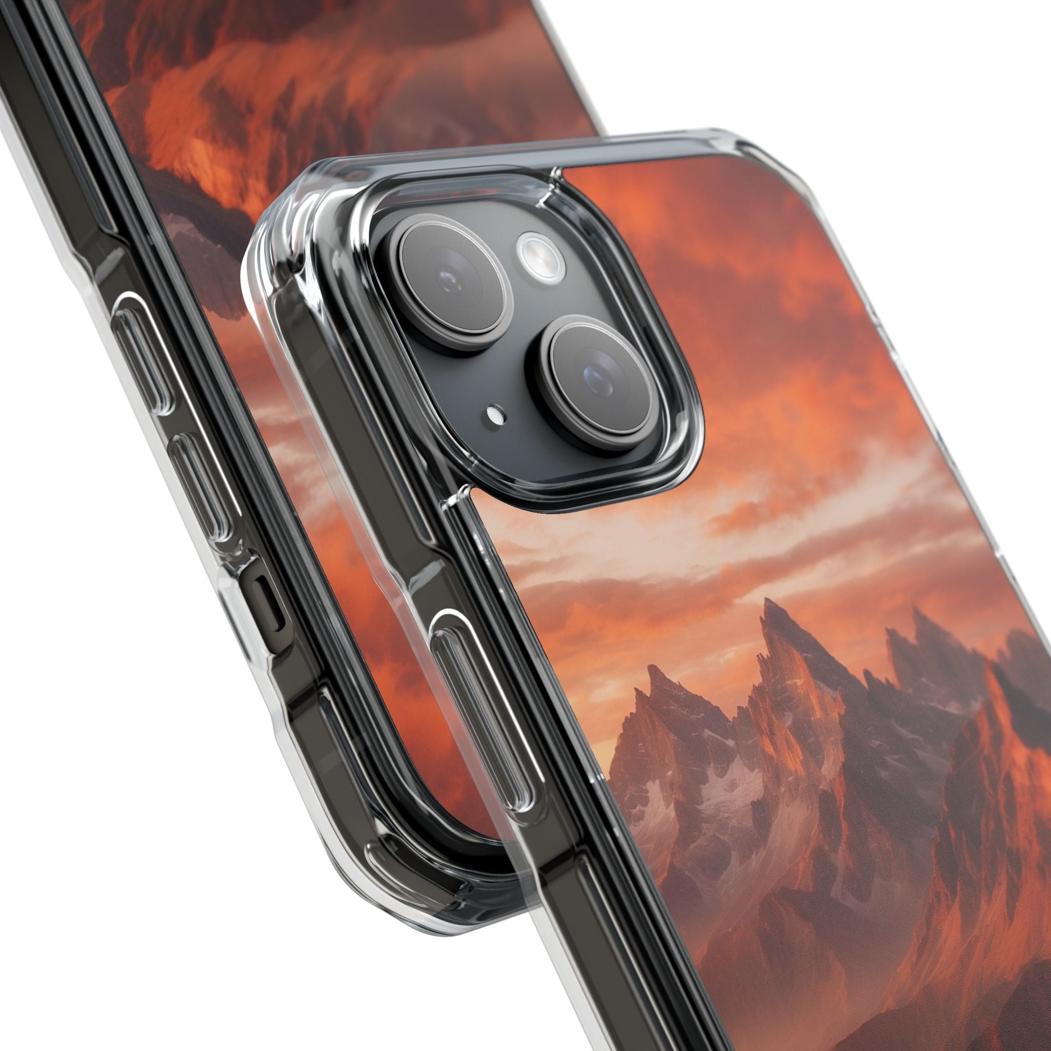 Fiery Peaks iPhone 15 Case - Impact