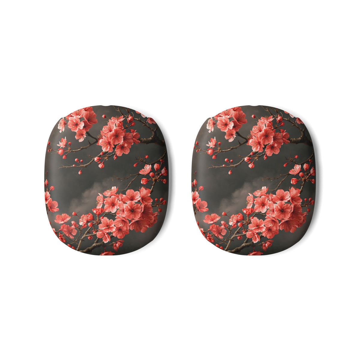 Dark Sakura Nocturne · Hard Case for AirPods Max · Black