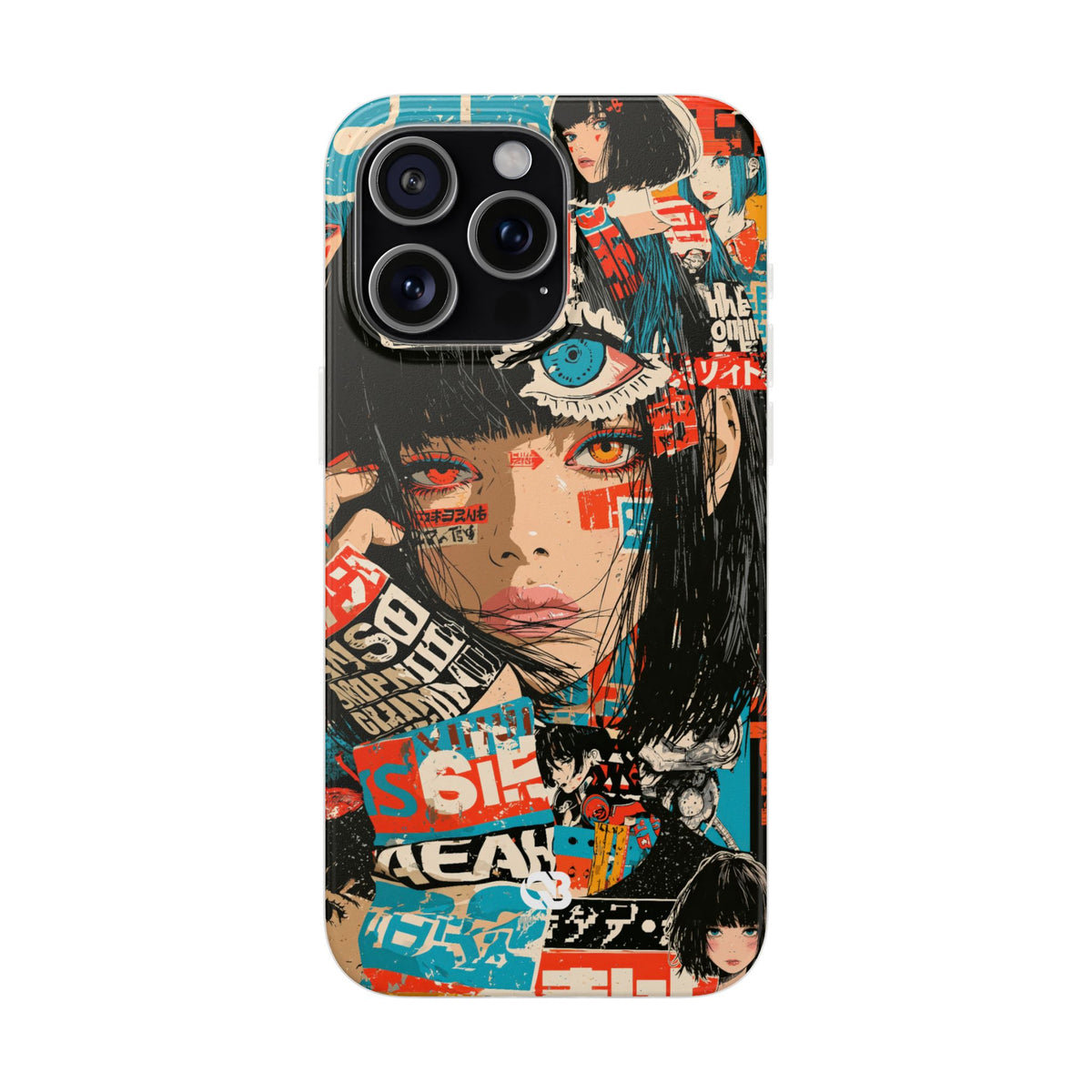 Shibuya Street Collage · Lite Phone Case for iPhone · Red