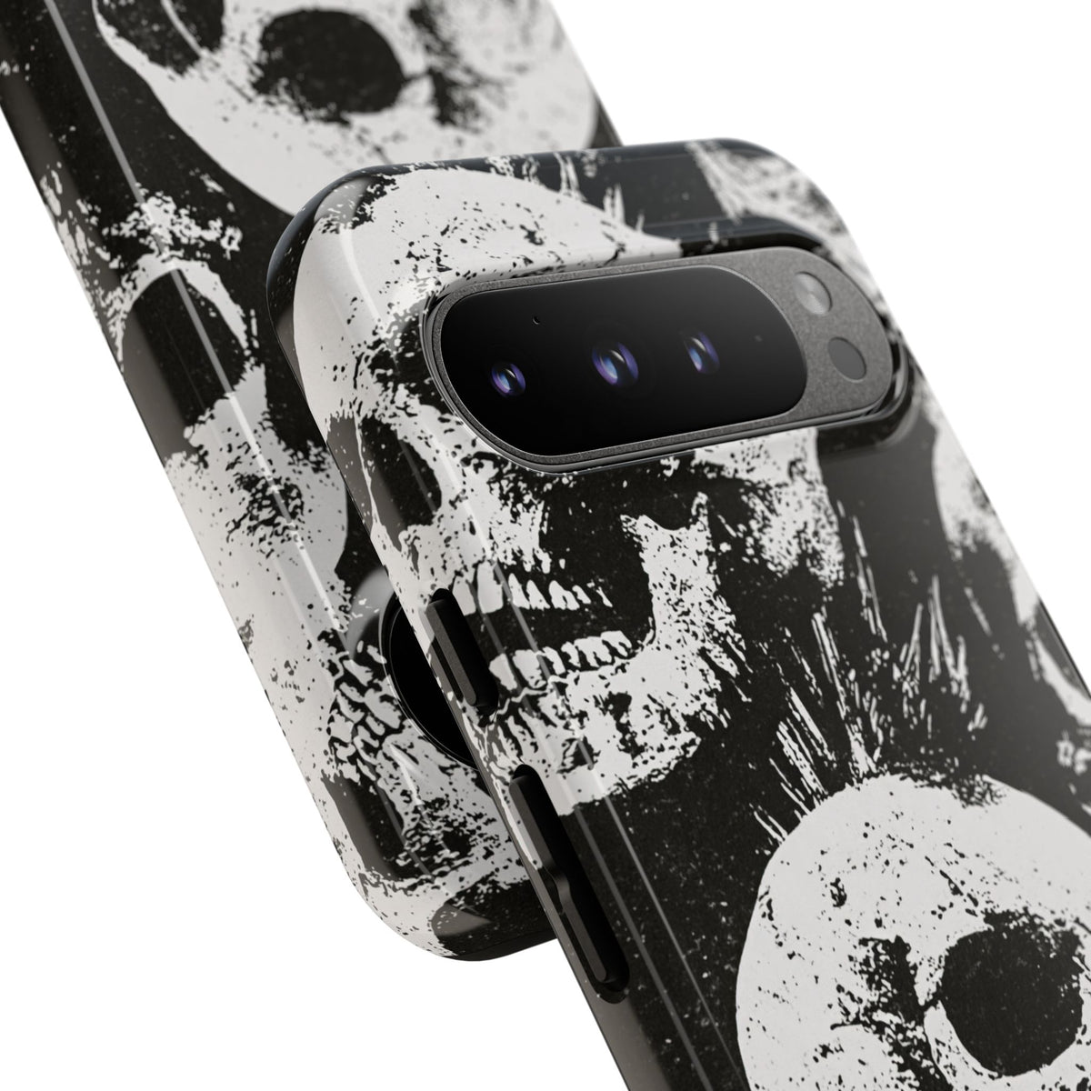 Punk Skull Riot · Tough Phone Case for Pixel · Black