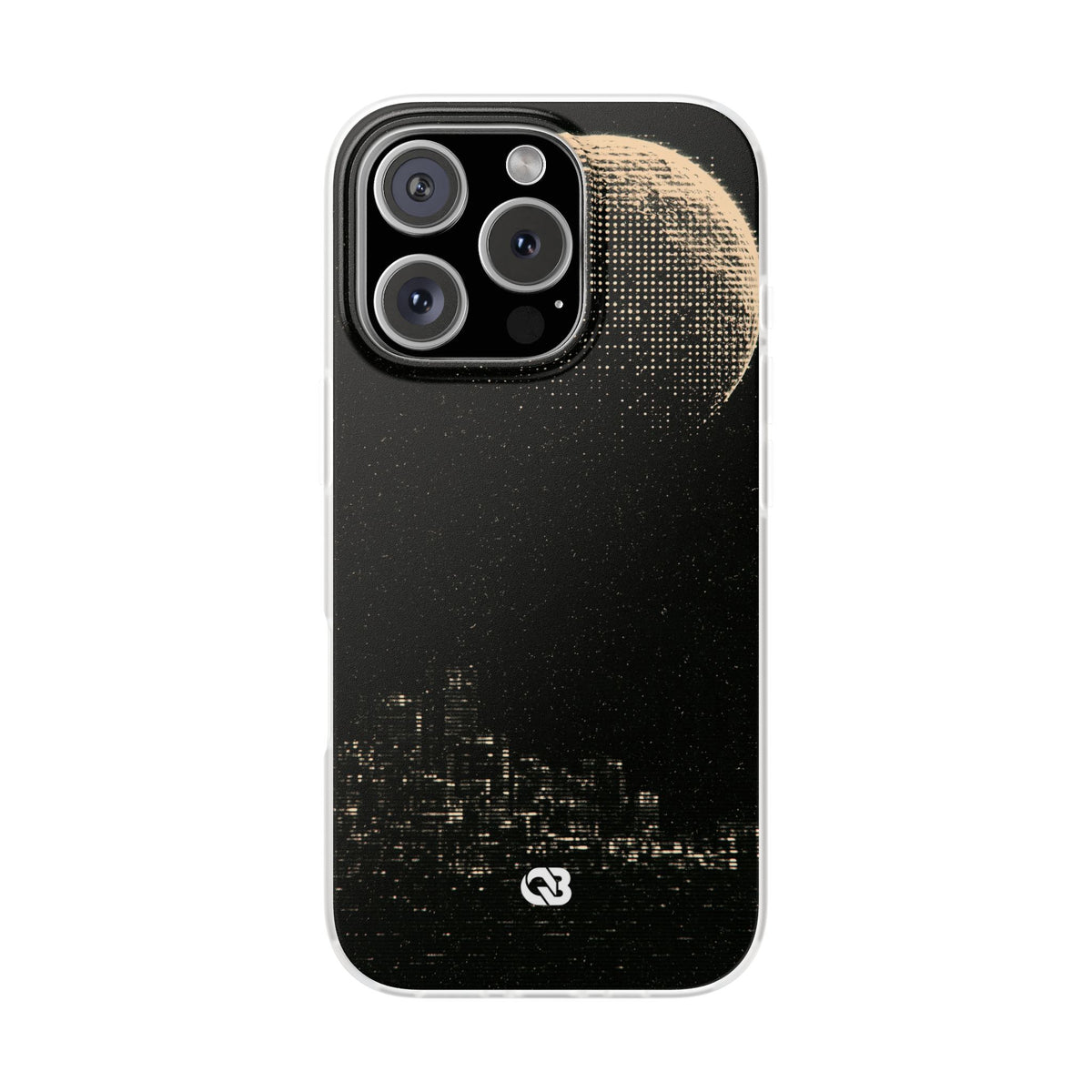 Lunar Metropolis Nocturne · Lite Phone Case for iPhone · Black
