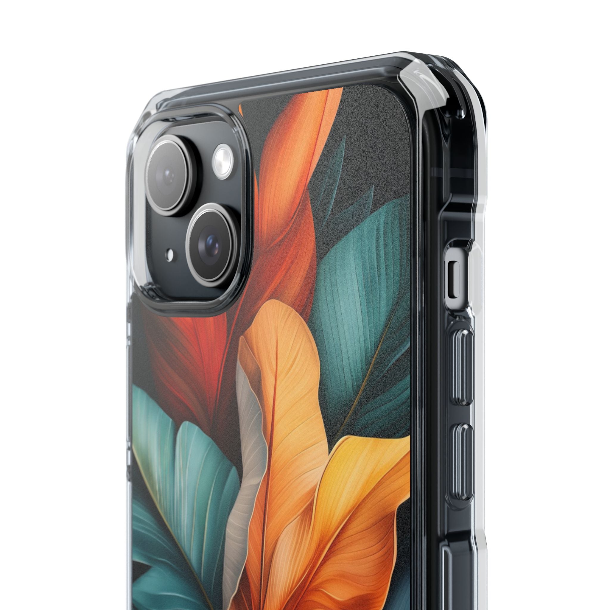 Tropischer Blattburst iPhone 15 Plus Case - Impact