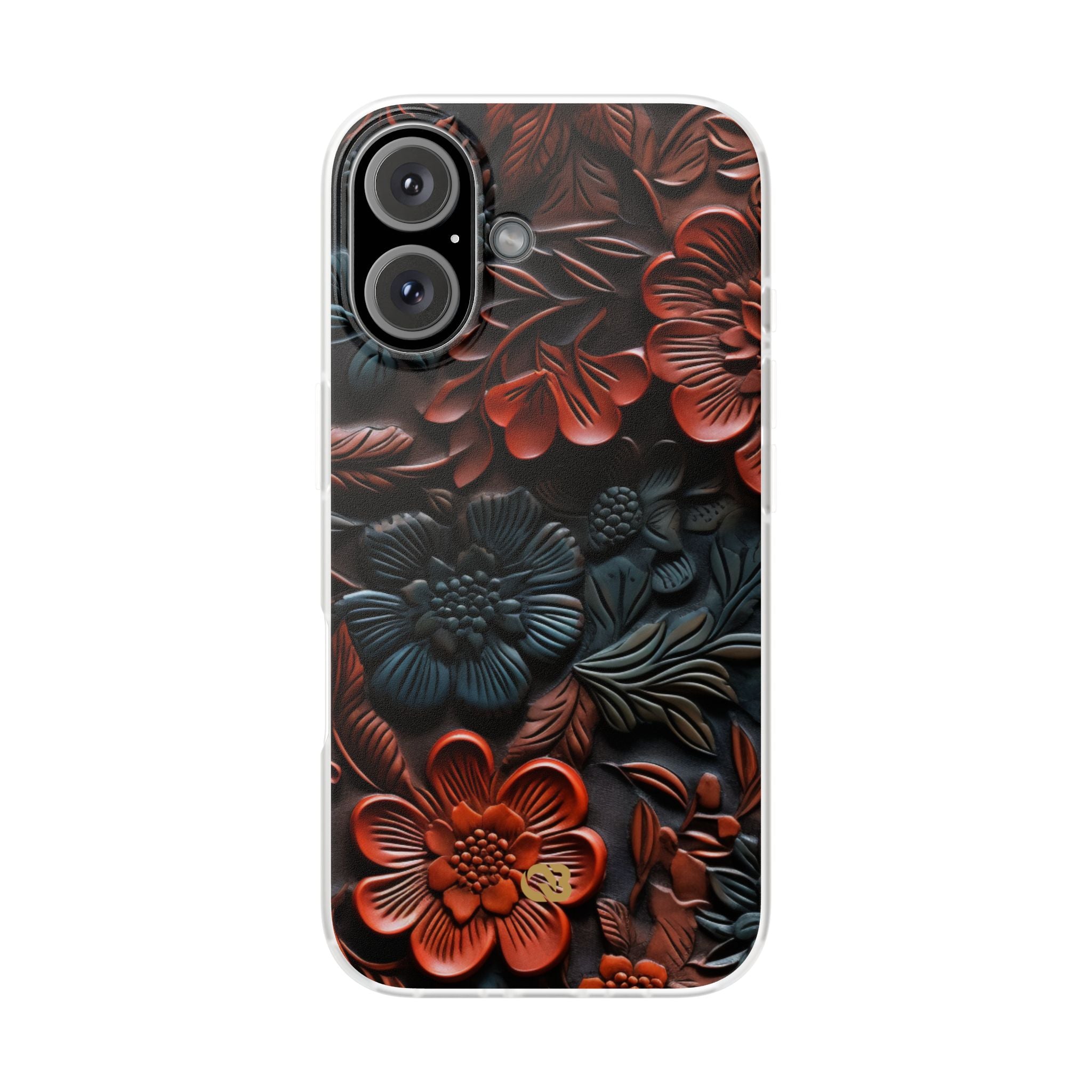 Carved Earth Bloom · Soft Phone Case for iPhone