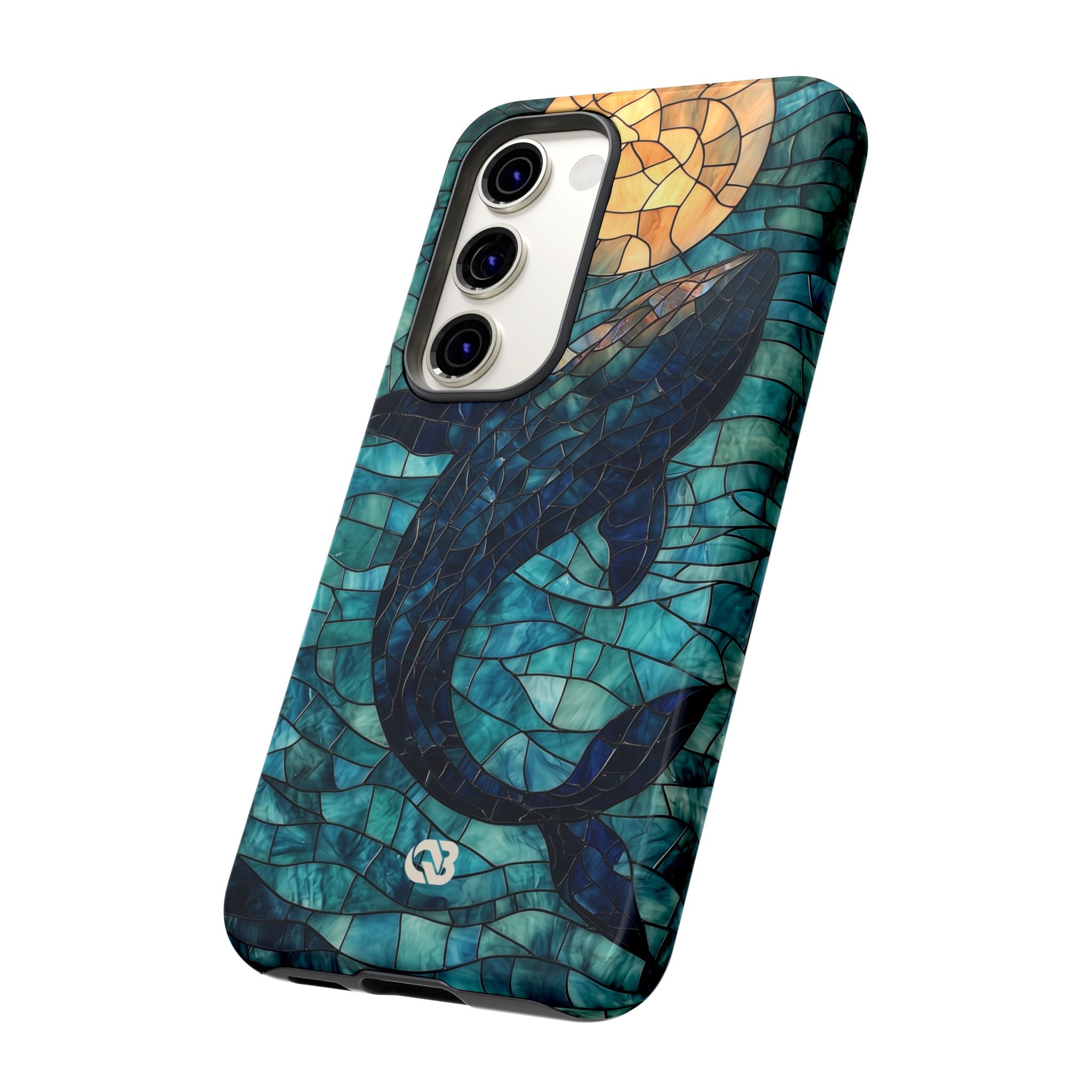 Stained Moon Whale · Tough Coque de téléphone pour Samsung