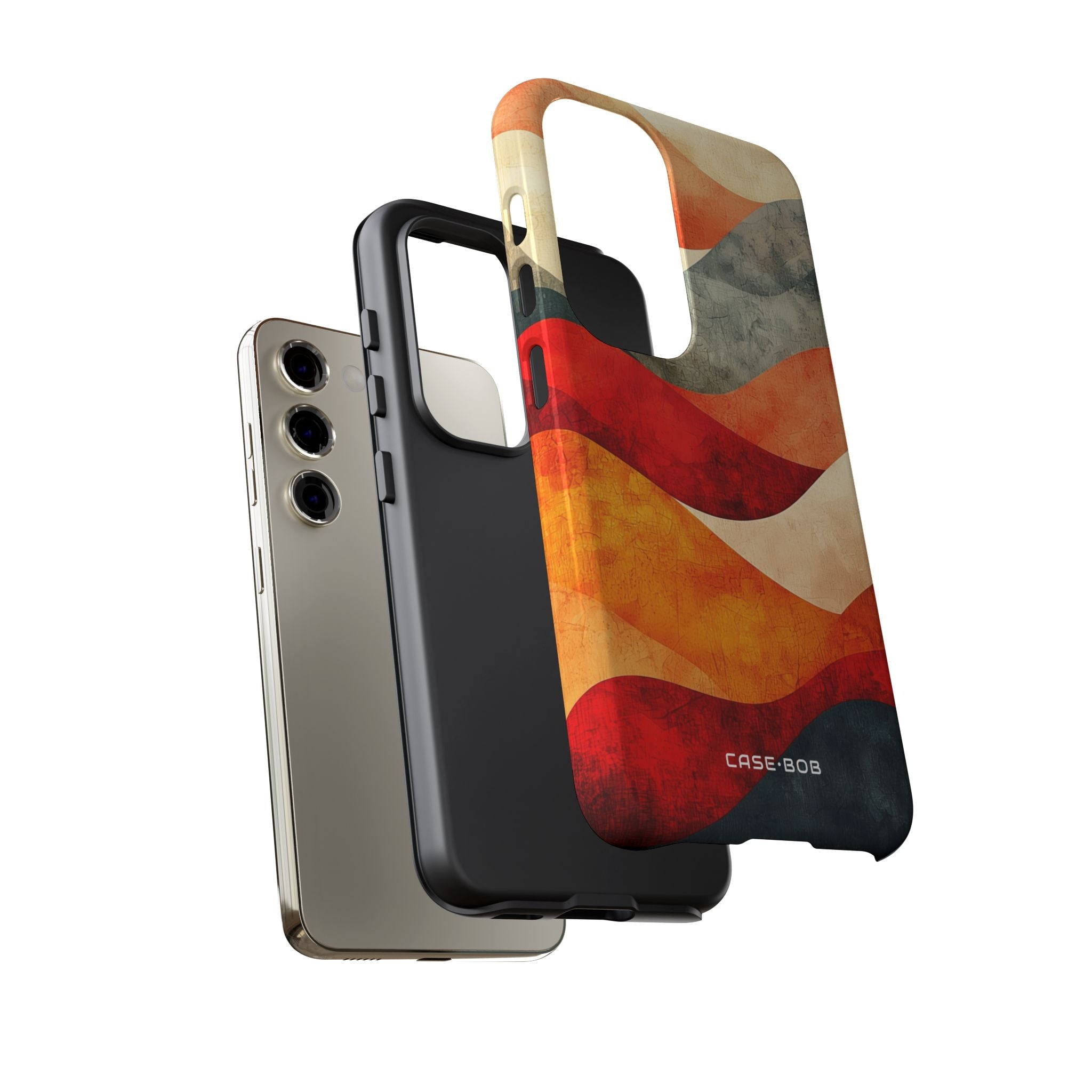 Cracked Wave Sunset Samsung S23 Case - Tough