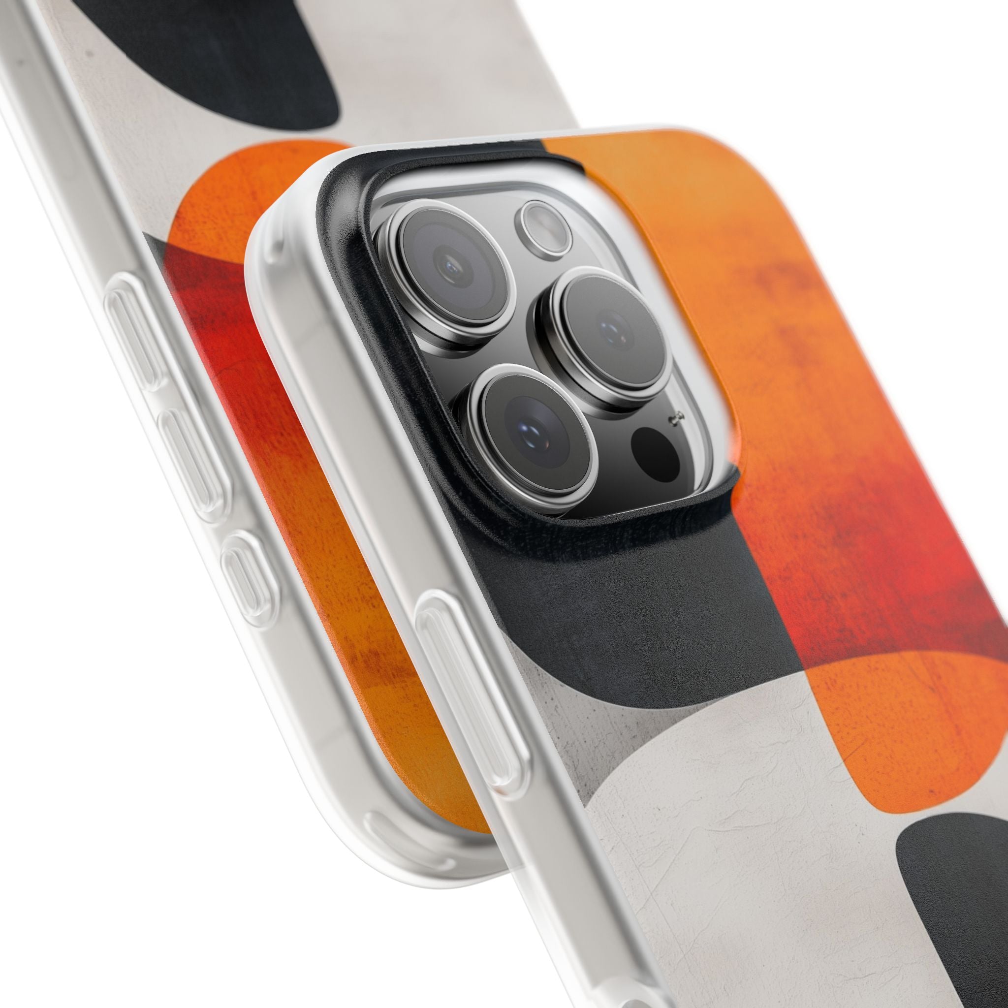 Burnt Amber Flow · Soft Phone Case for iPhone