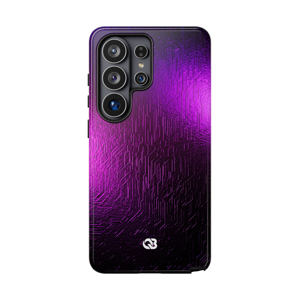 Violet Cyber Circuit · Tough Phone Case for Samsung · Purple