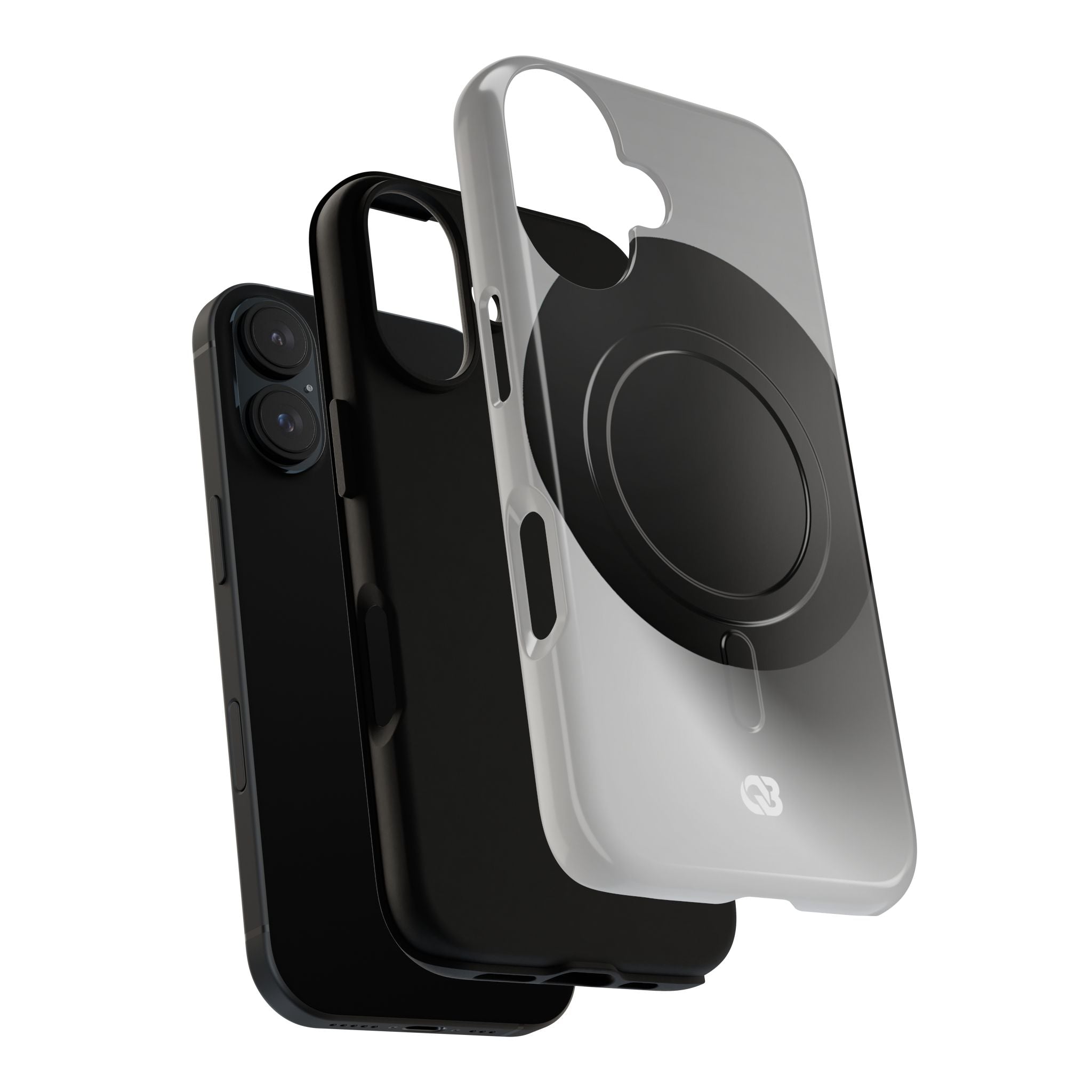 Grey Tough 2.0 Magsafe Phone Case for iPhone - Matte Onyx Sphere