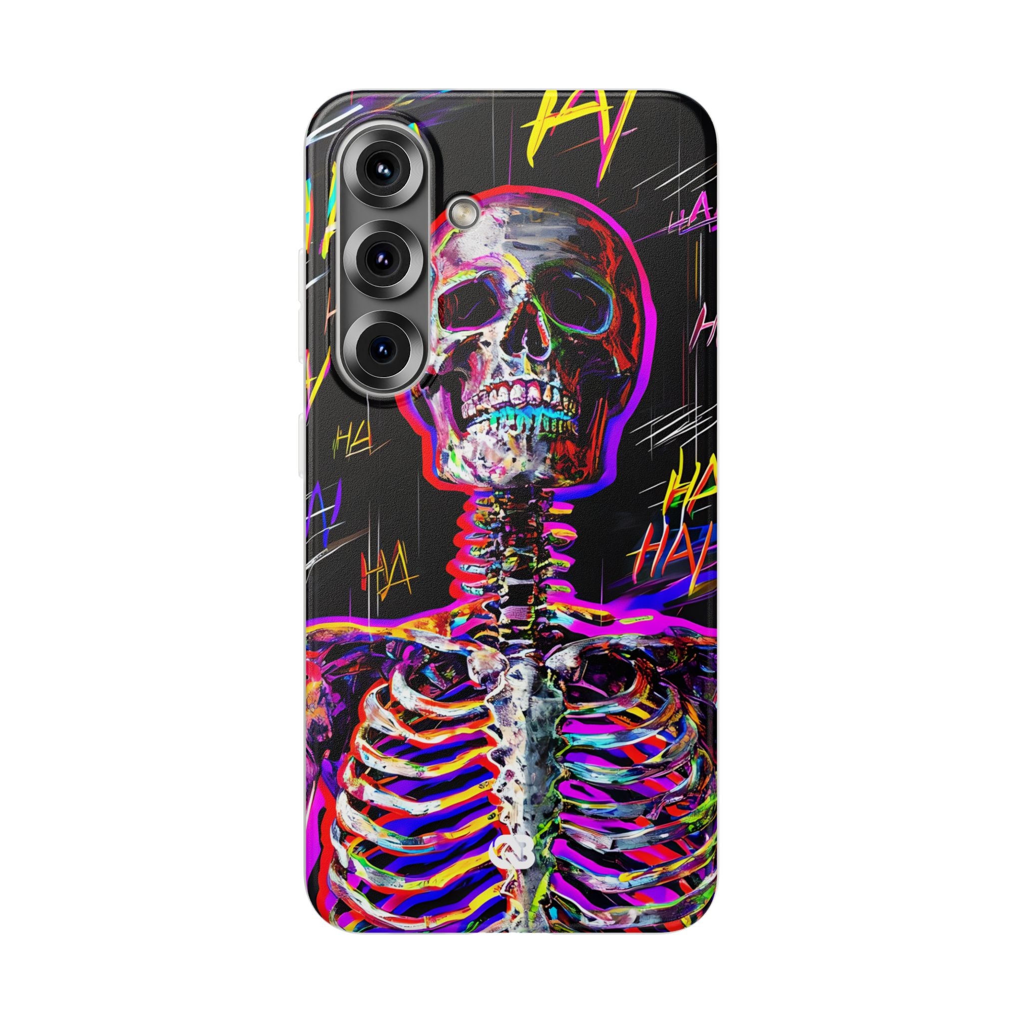 Neon Glitch Skeleton · Soft Handyhülle für Samsung
