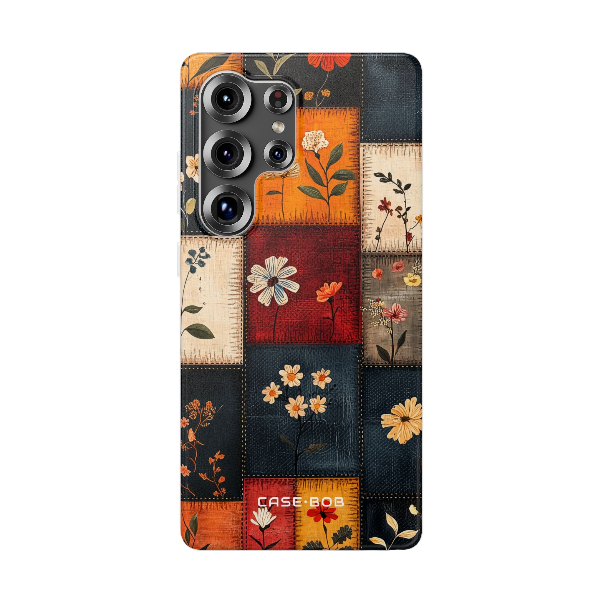 Patchwork Blooms Samsung S25 Ultra Case - Soft