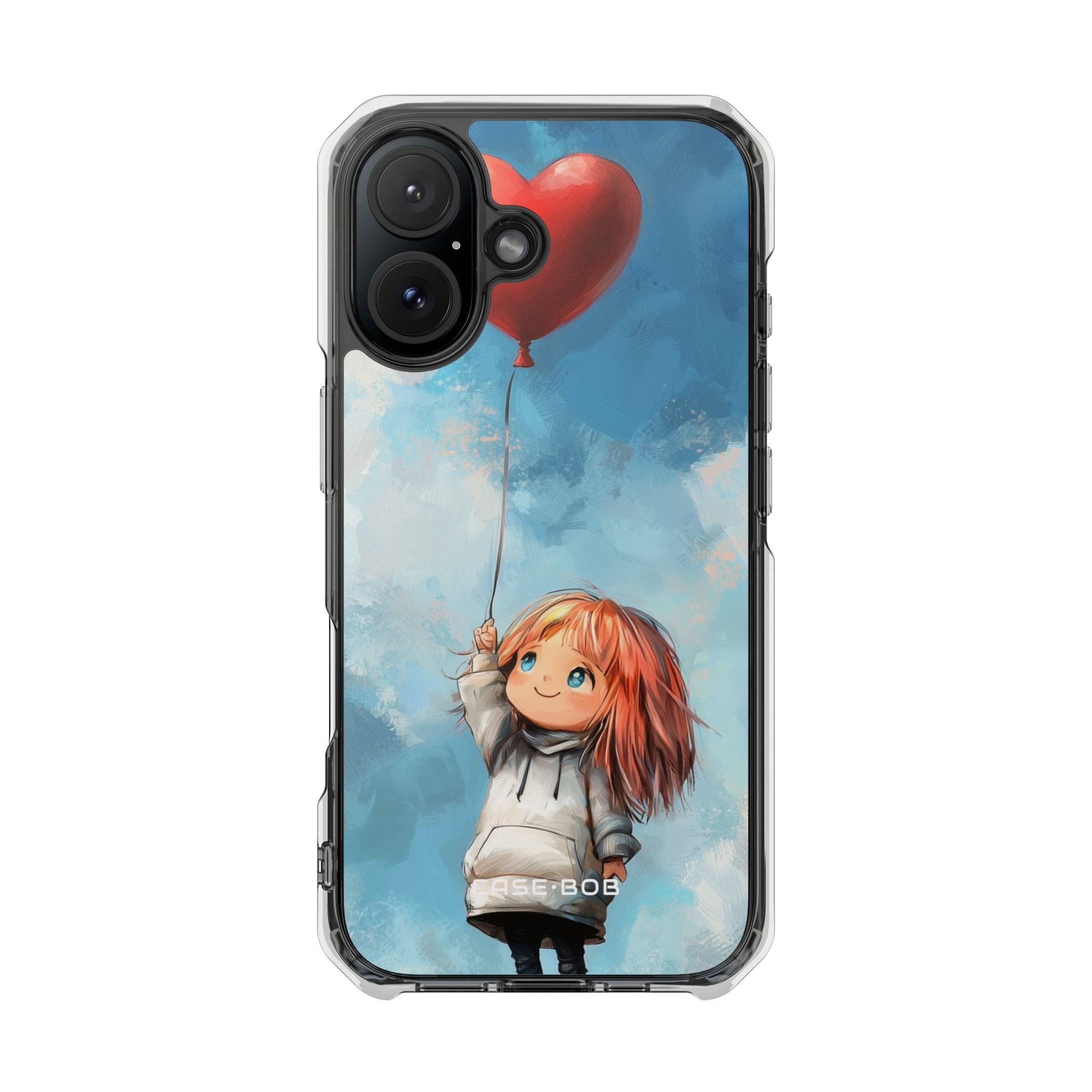 Heart Balloon Whimsy iPhone 16 Case - Impact