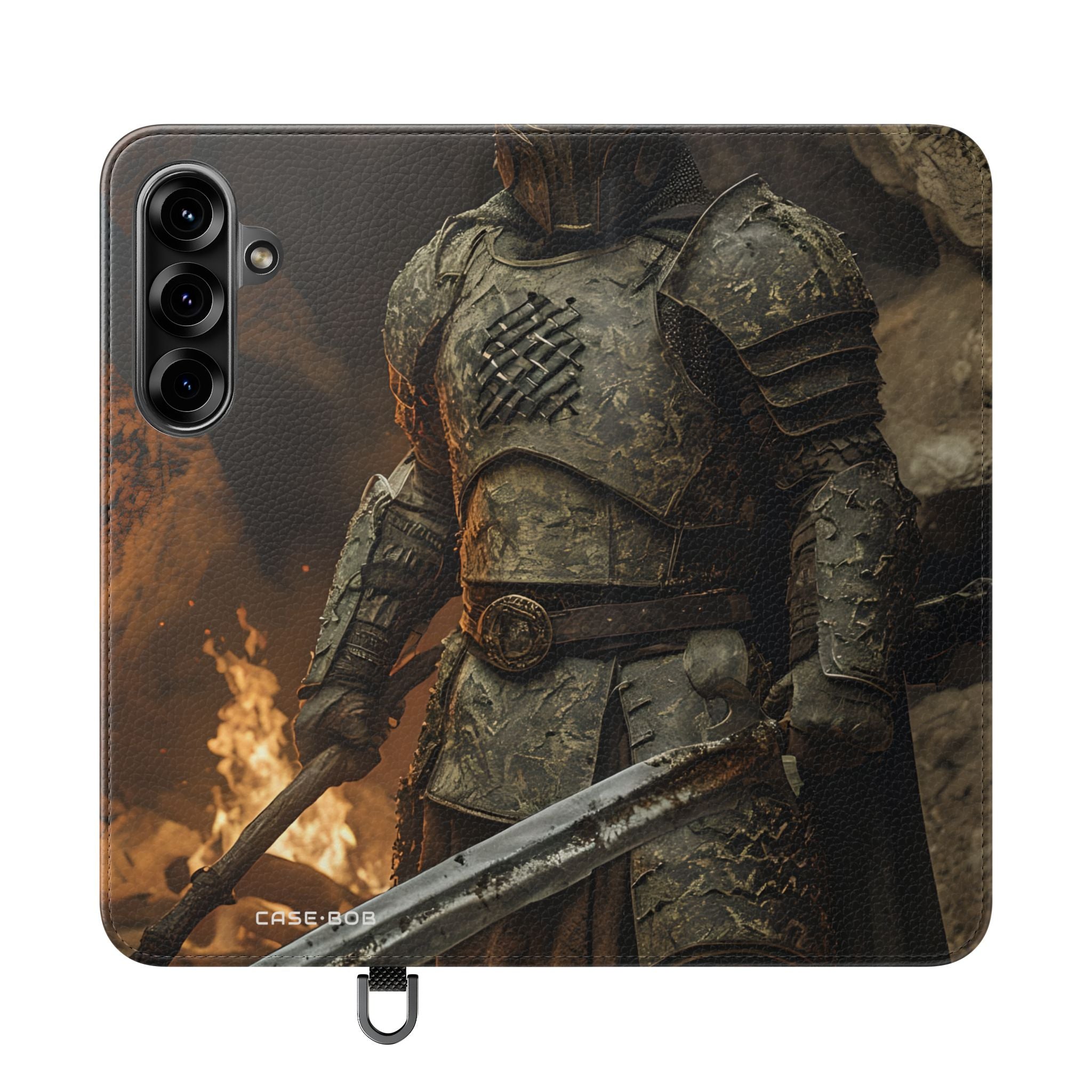 Horned Warrior Flame - Samsung S25+ Case - Wallet