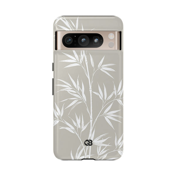 Serene Bamboo · Tough Phone Case for Pixel · Beige