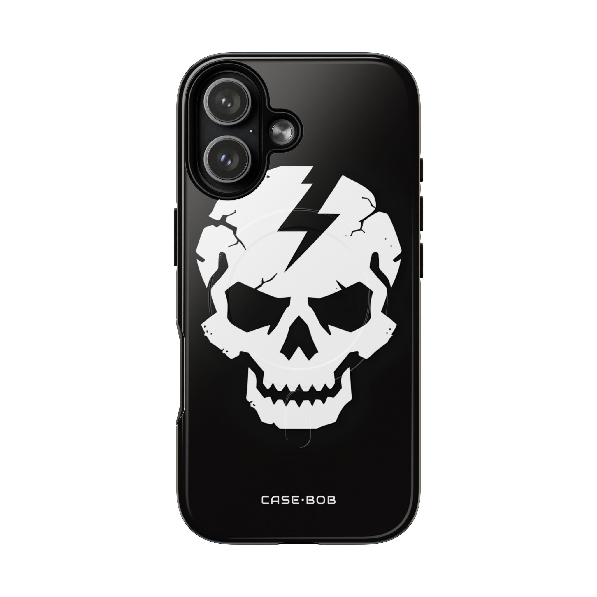 Lightning Skull iPhone 17 Case - Tough+ - CASE•BOB