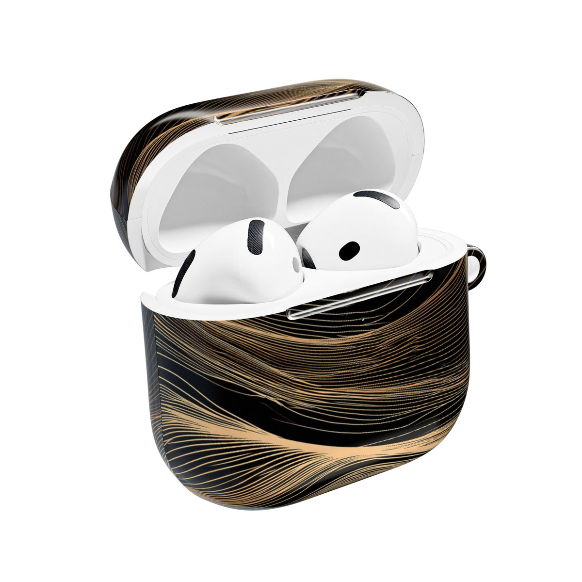 Gilded Ridge · Hard Case for AirPods & AirPods Pro · Black