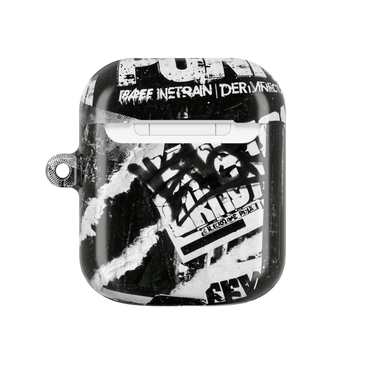 Underground Punk Collage · Hard Case for AirPods & AirPods Pro · Black