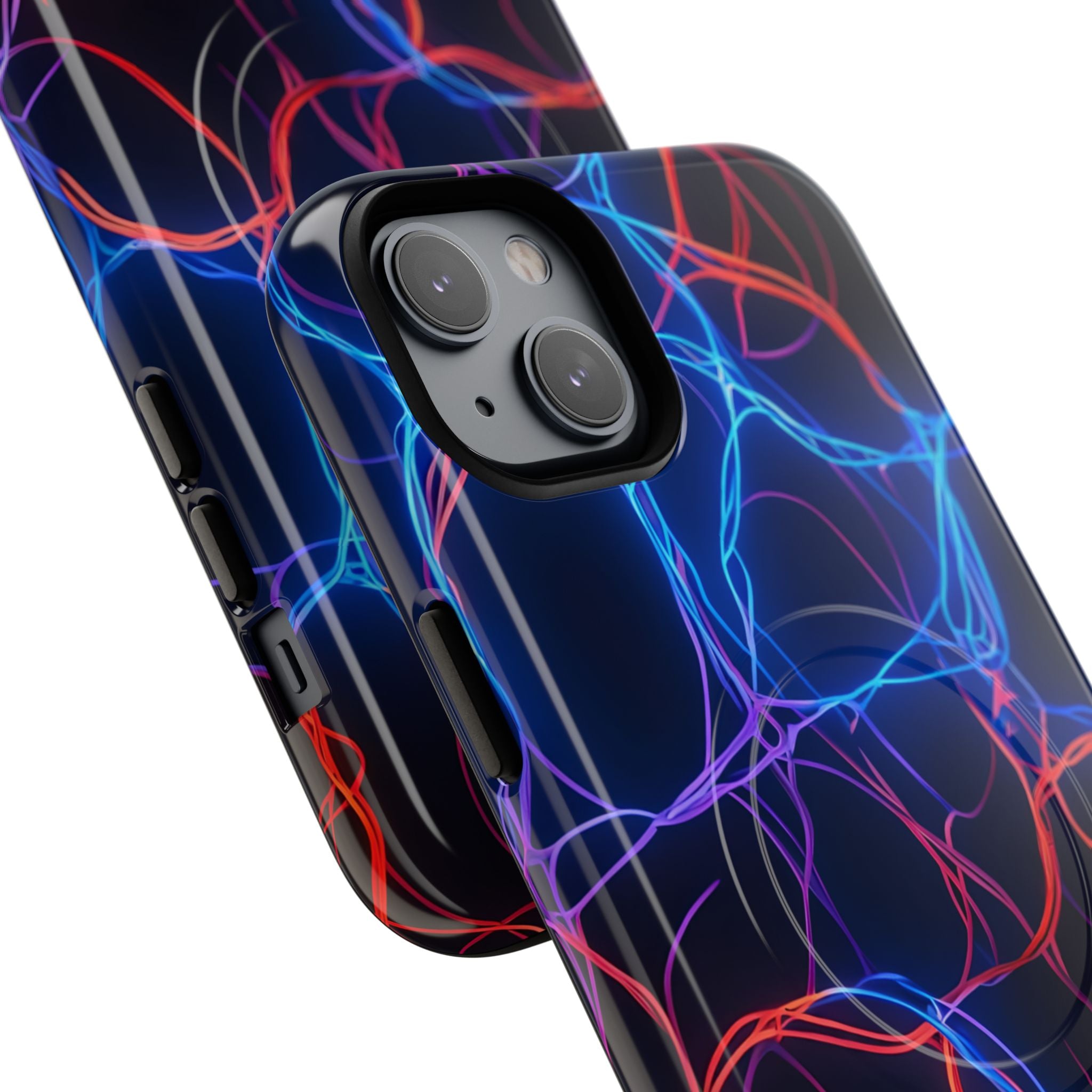 Electric Synapse Glow · Tough+ Handyhülle für iPhone · Magsafe