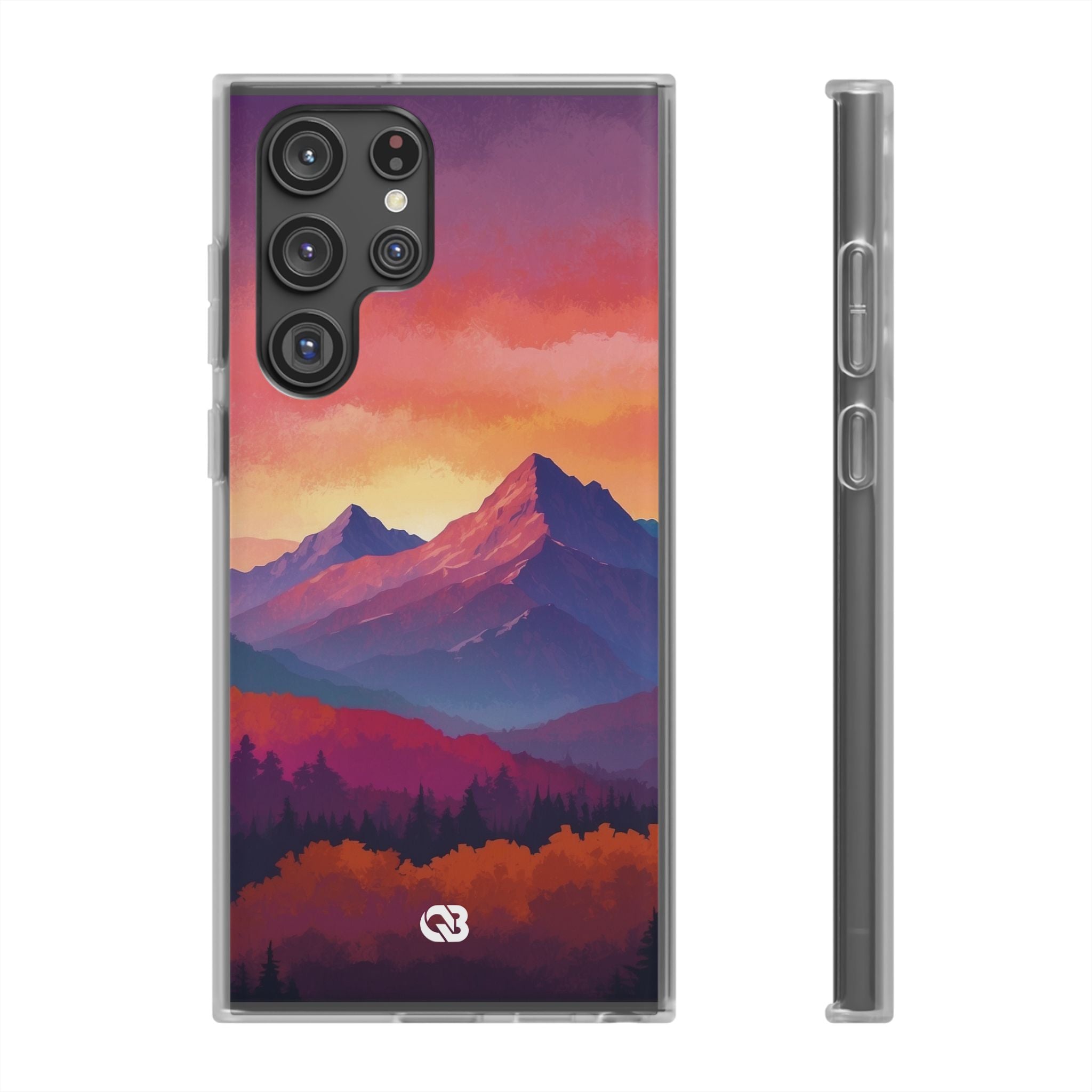 Crimson Mountain Dusk · Soft Handyhülle für Samsung