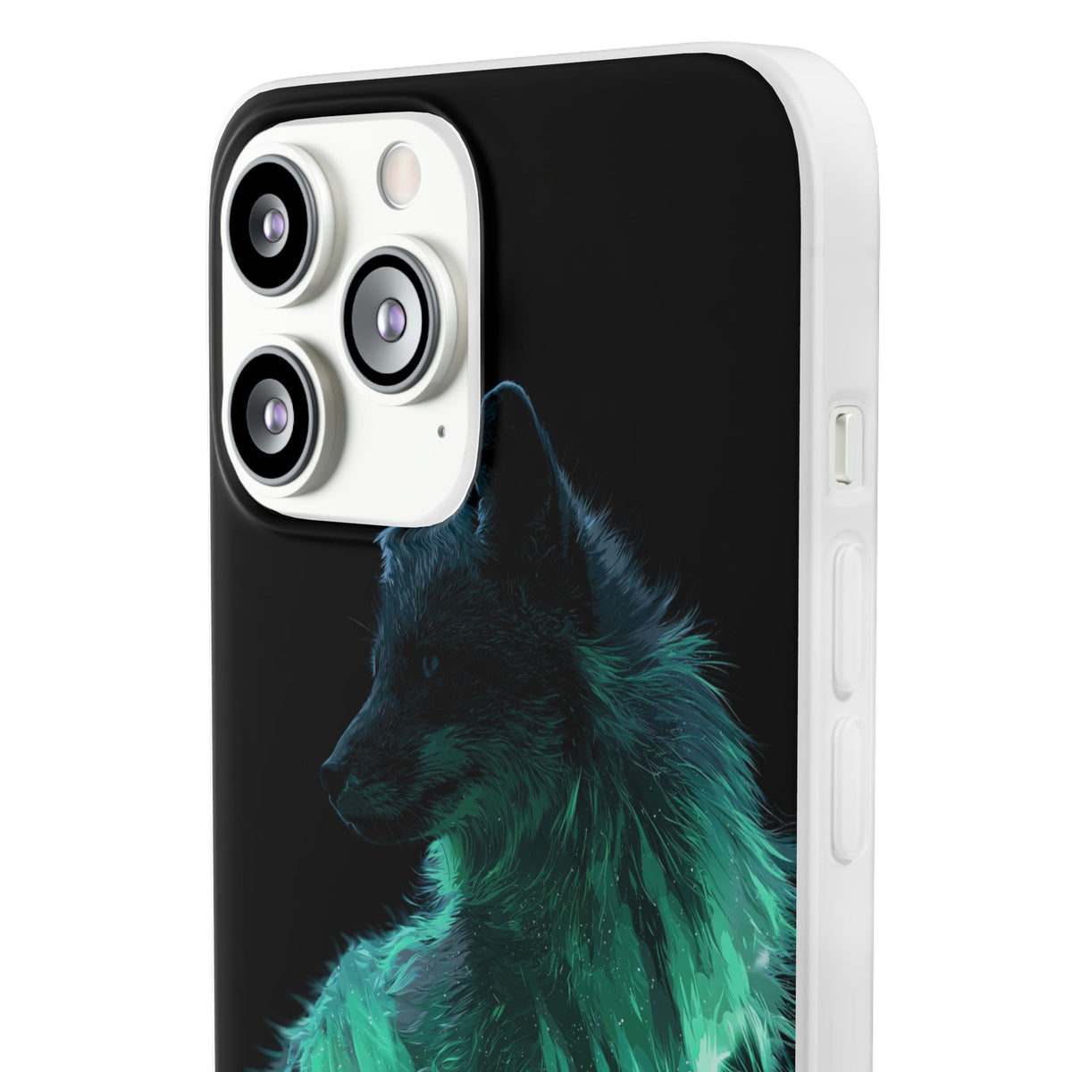 Nordic Aurora Fox · Lite Phone Case for iPhone · Teal