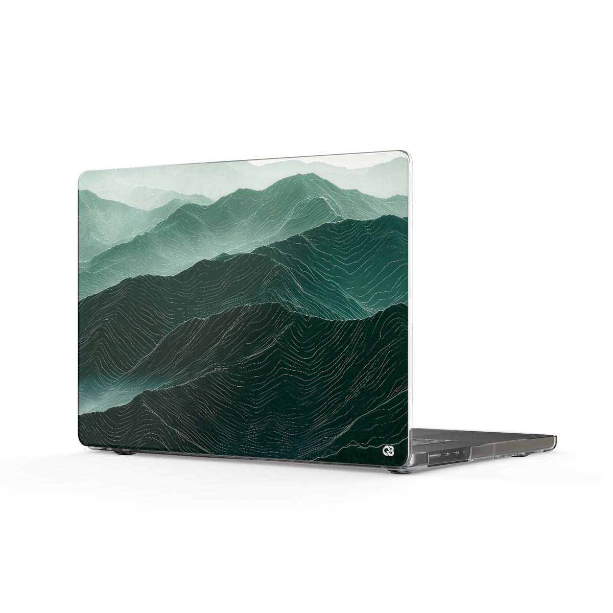 Alpine Mist · Clear Hard Case for MacBook · Green