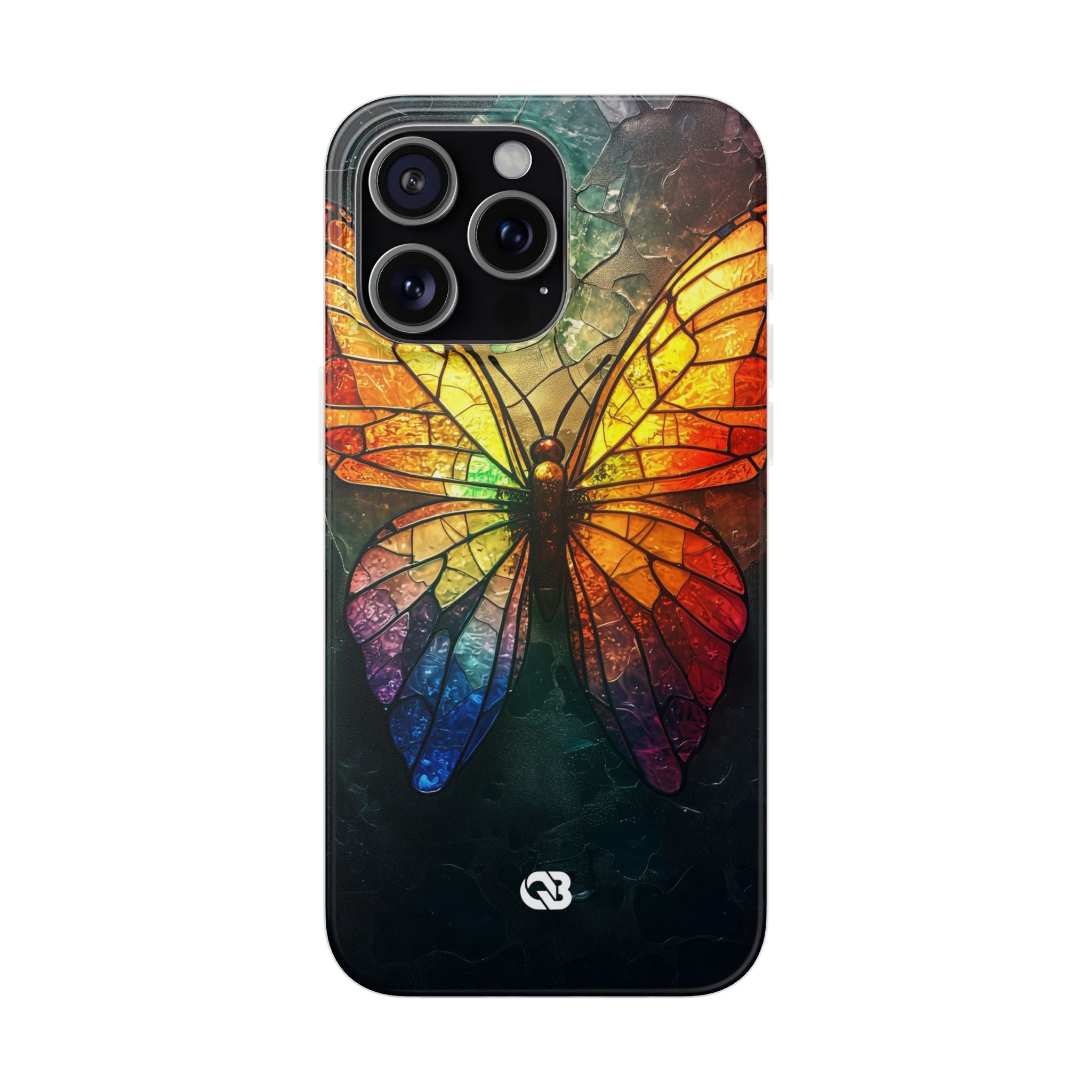 Shattered Prism Butterfly · Soft Phone Case for iPhone