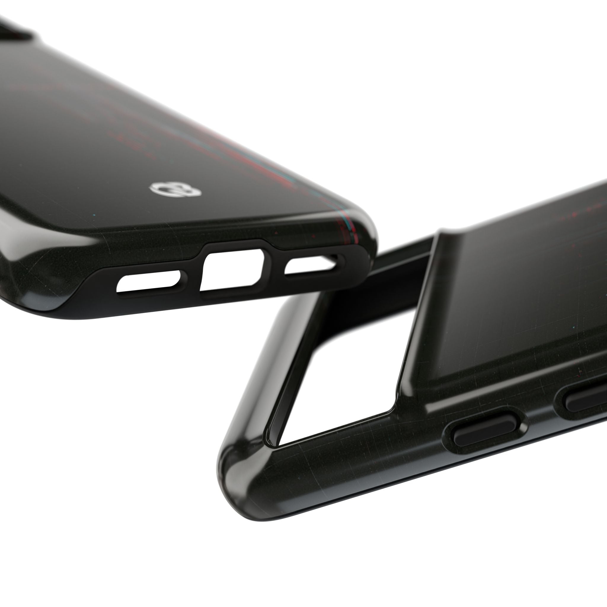 Black Tough Phone Case for Google Pixel - Corrupted Data Stream