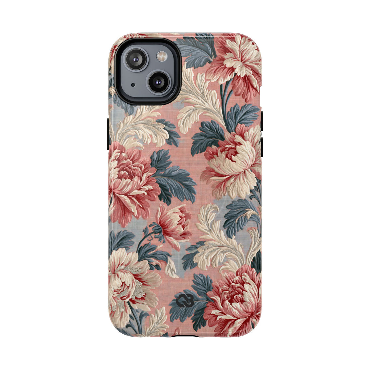 Blush Peony Jacquard · Tough 2.0 Magnetic Phone Case for iPhone · Pink