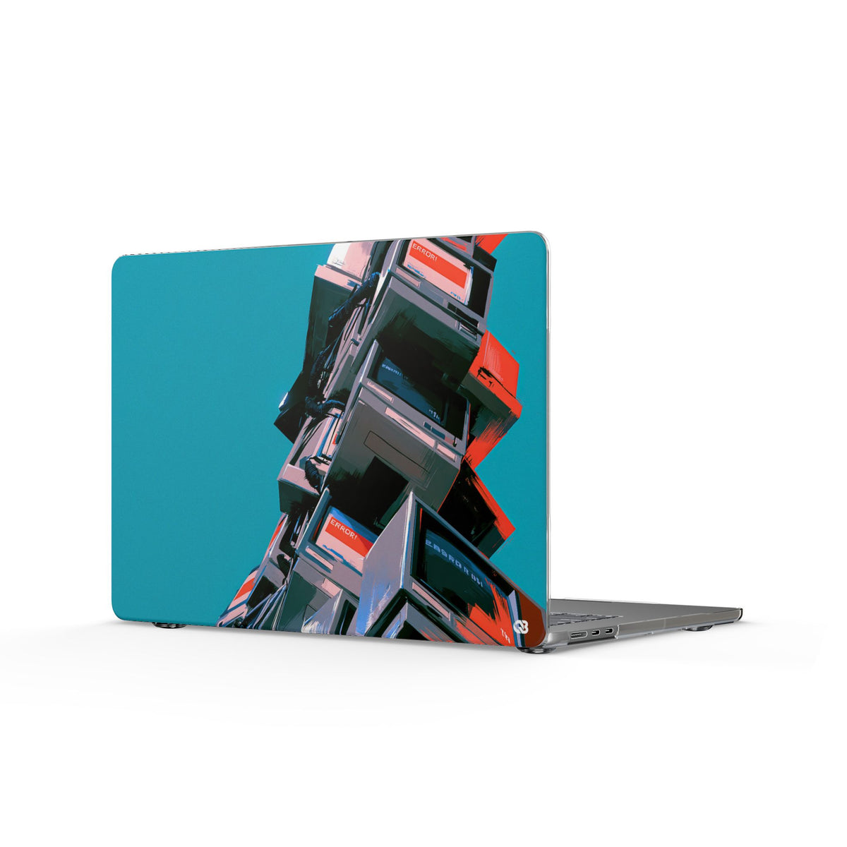 System Error Spire · Clear Hard Case for MacBook · Teal
