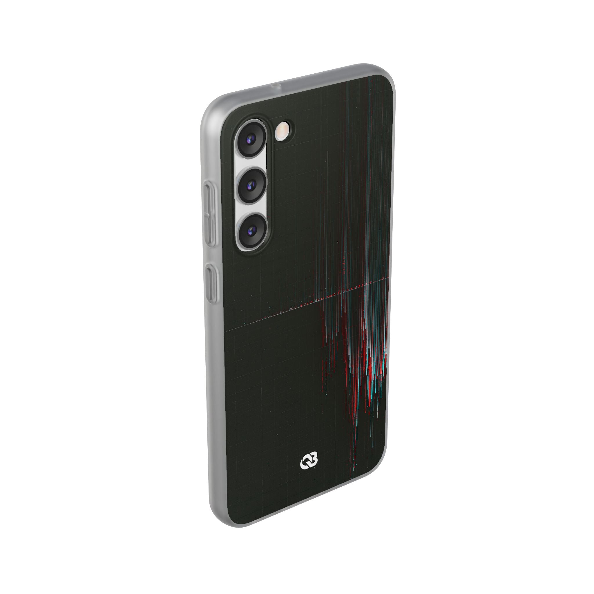 Black Lite Phone Case for Samsung - Corrupted Data Stream