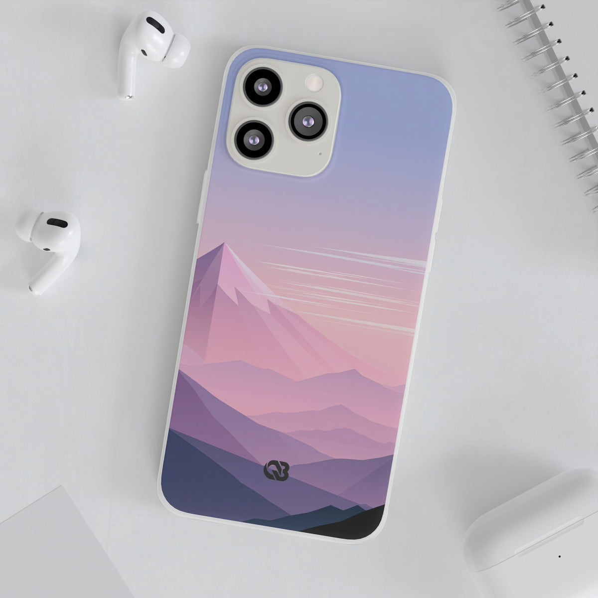Alpine Twilight · Lite Phone Case for iPhone · Pink