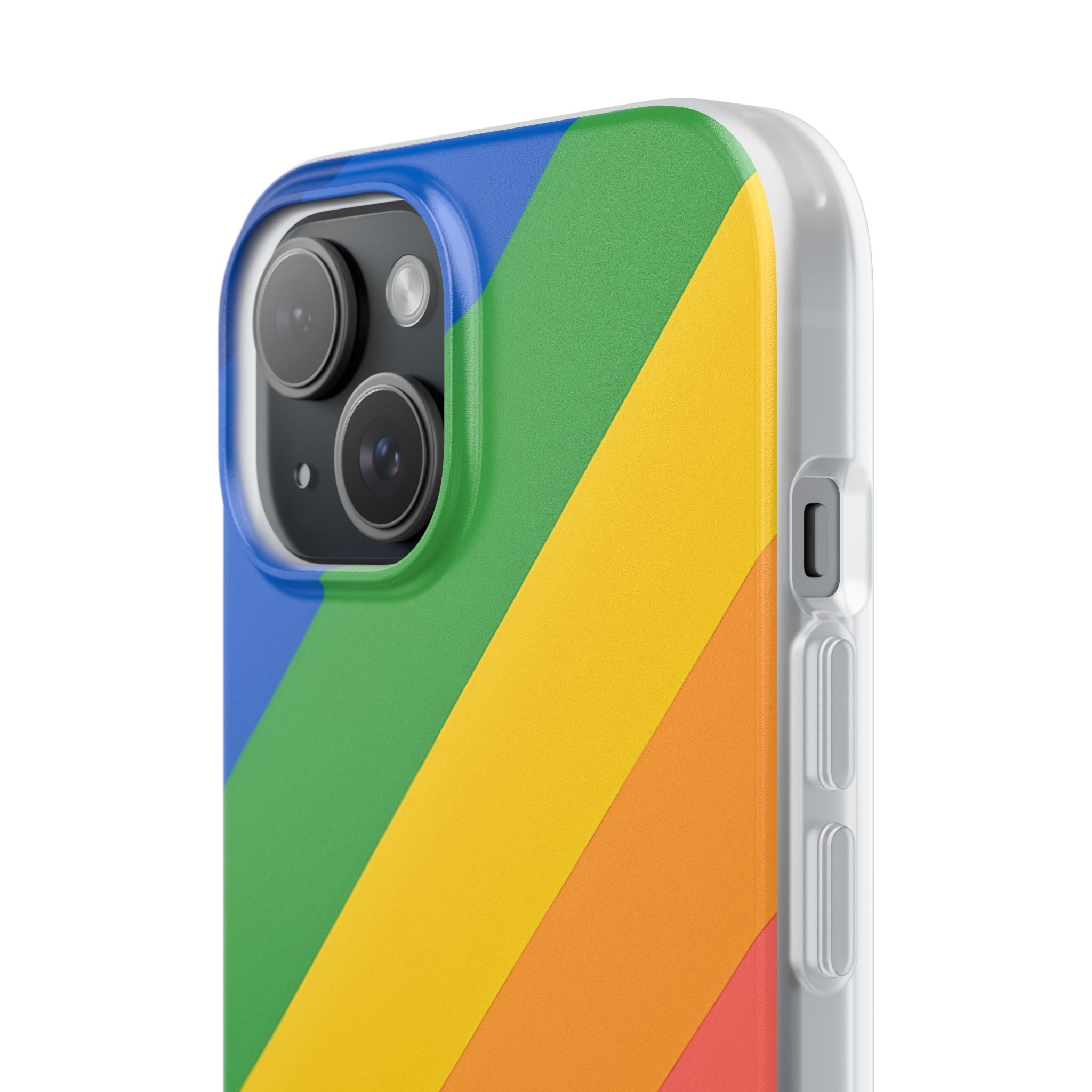 Vibrant Spectrum Slope · Soft Phone Case for iPhone