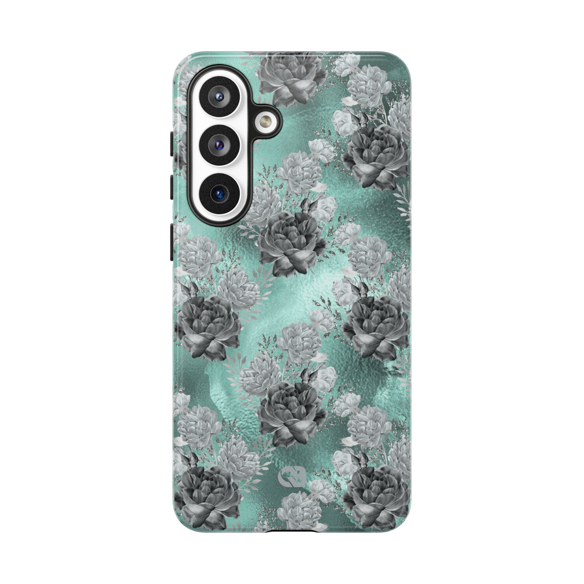 Frost Mint Floral · Tough Phone Case for Samsung