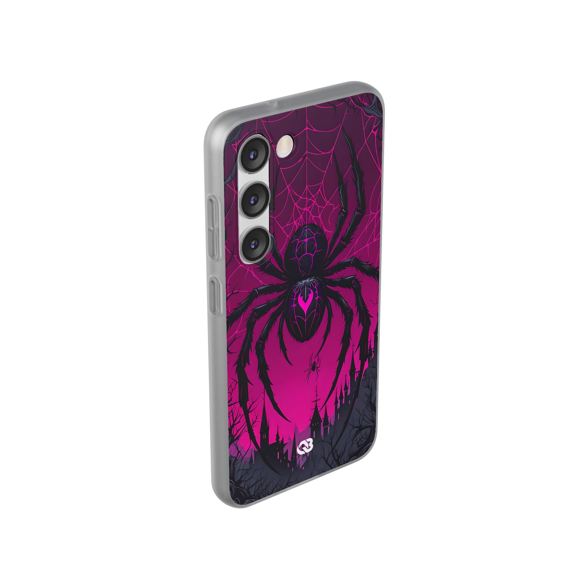 Obsidian Neon Widow · Soft Custodia per Samsung