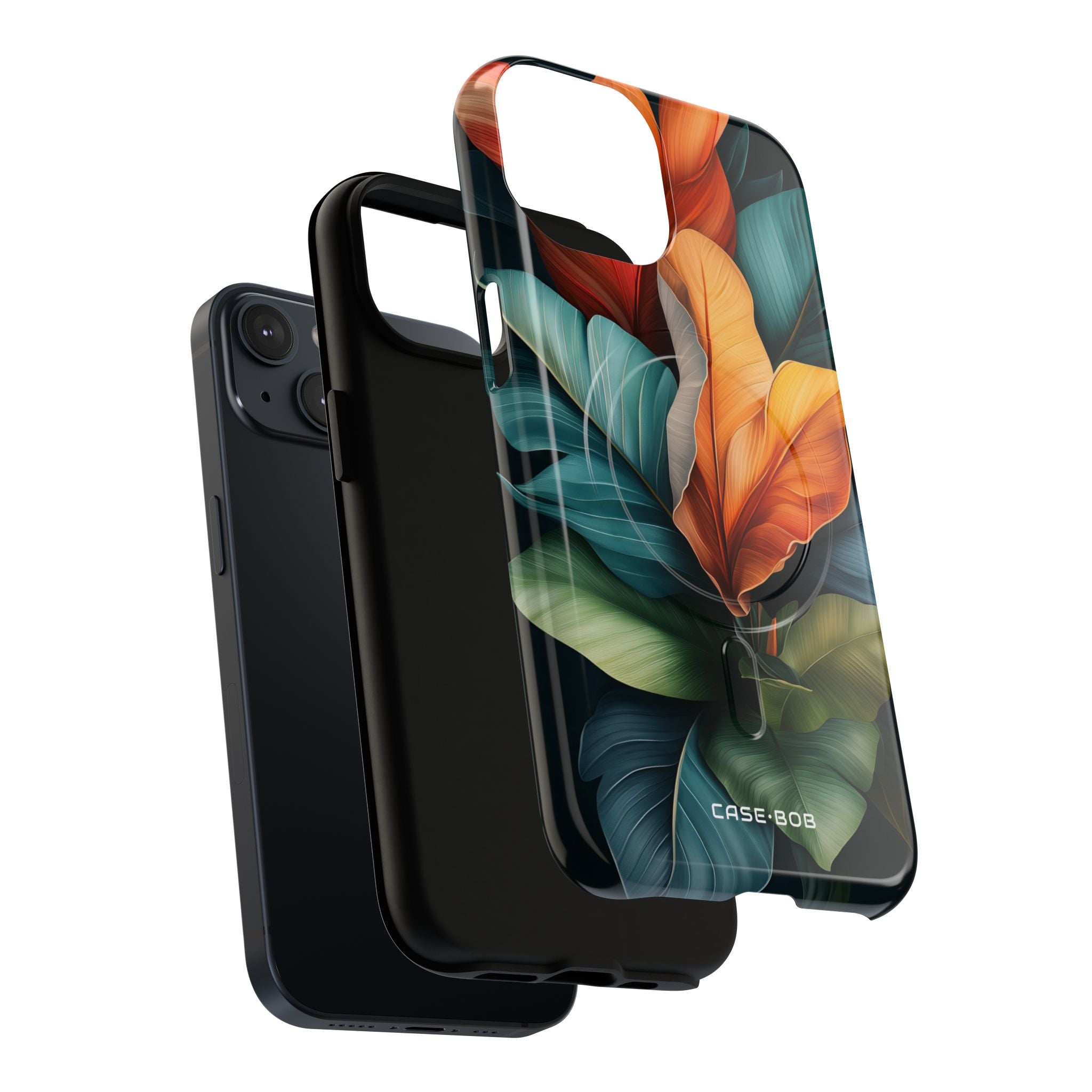 Tropical Leafburst iPhone 14 Case - Tough+