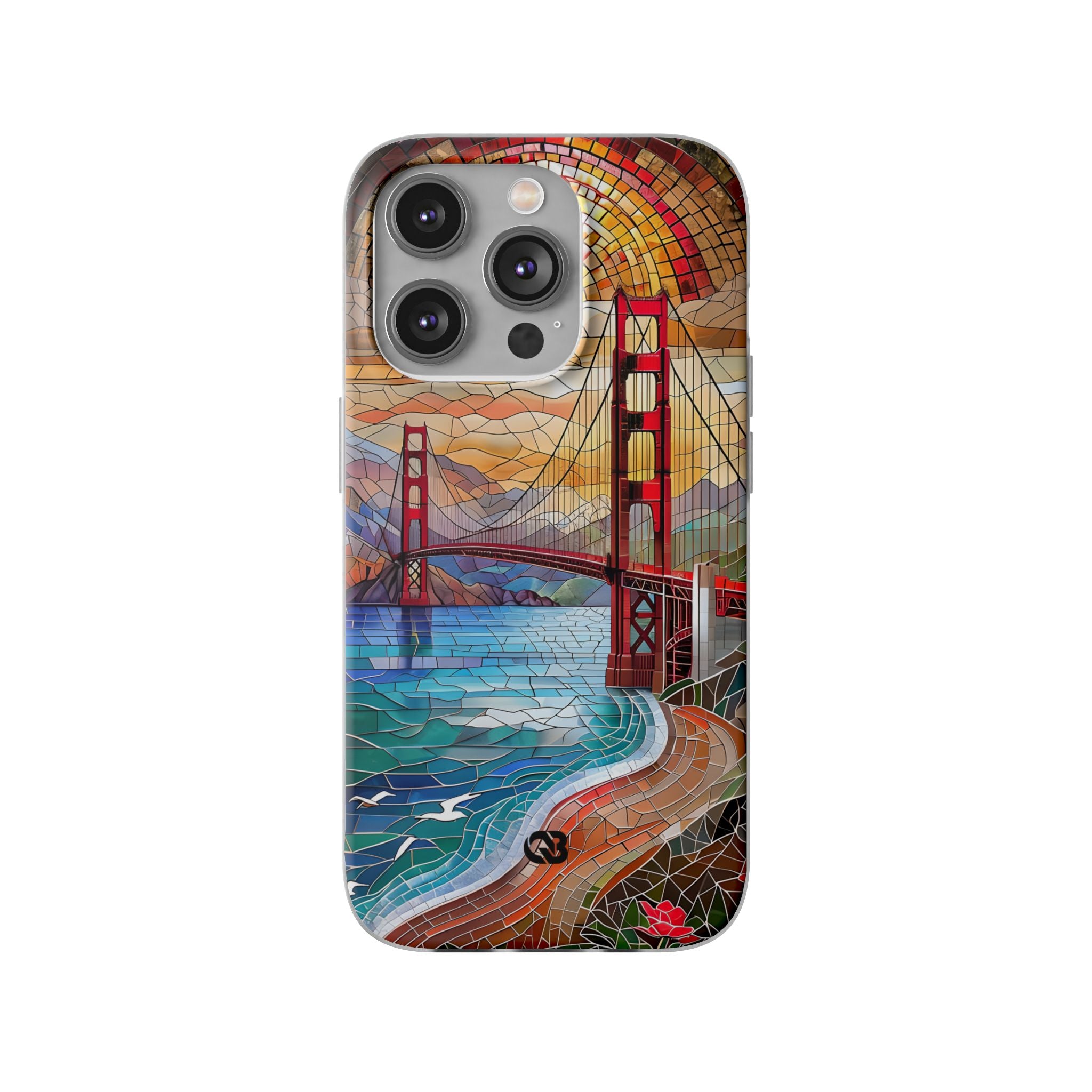 Crimson Arch Coast · Soft Custodia per iPhone