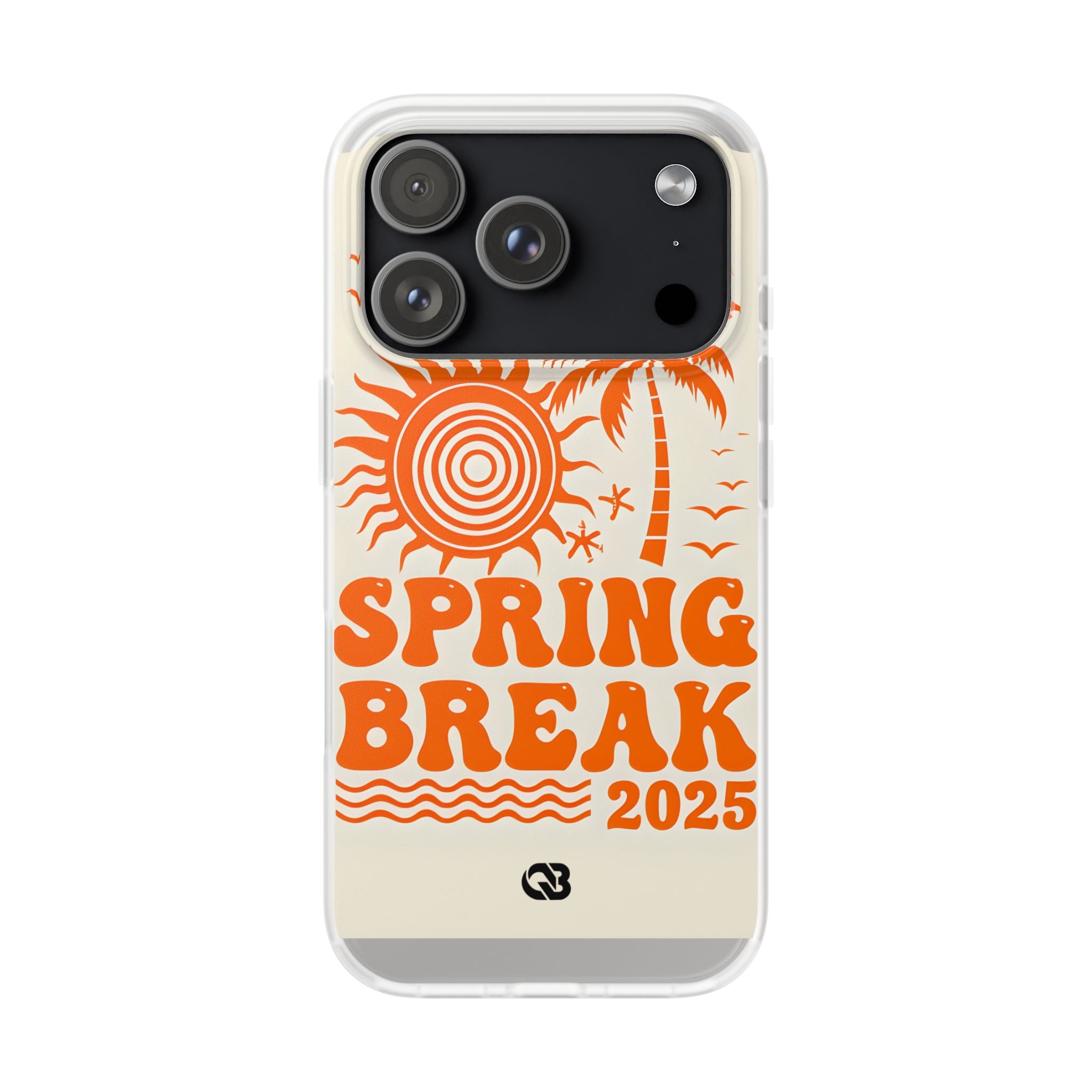 Retro Orange Tide · Soft Hoesje voor iPhone