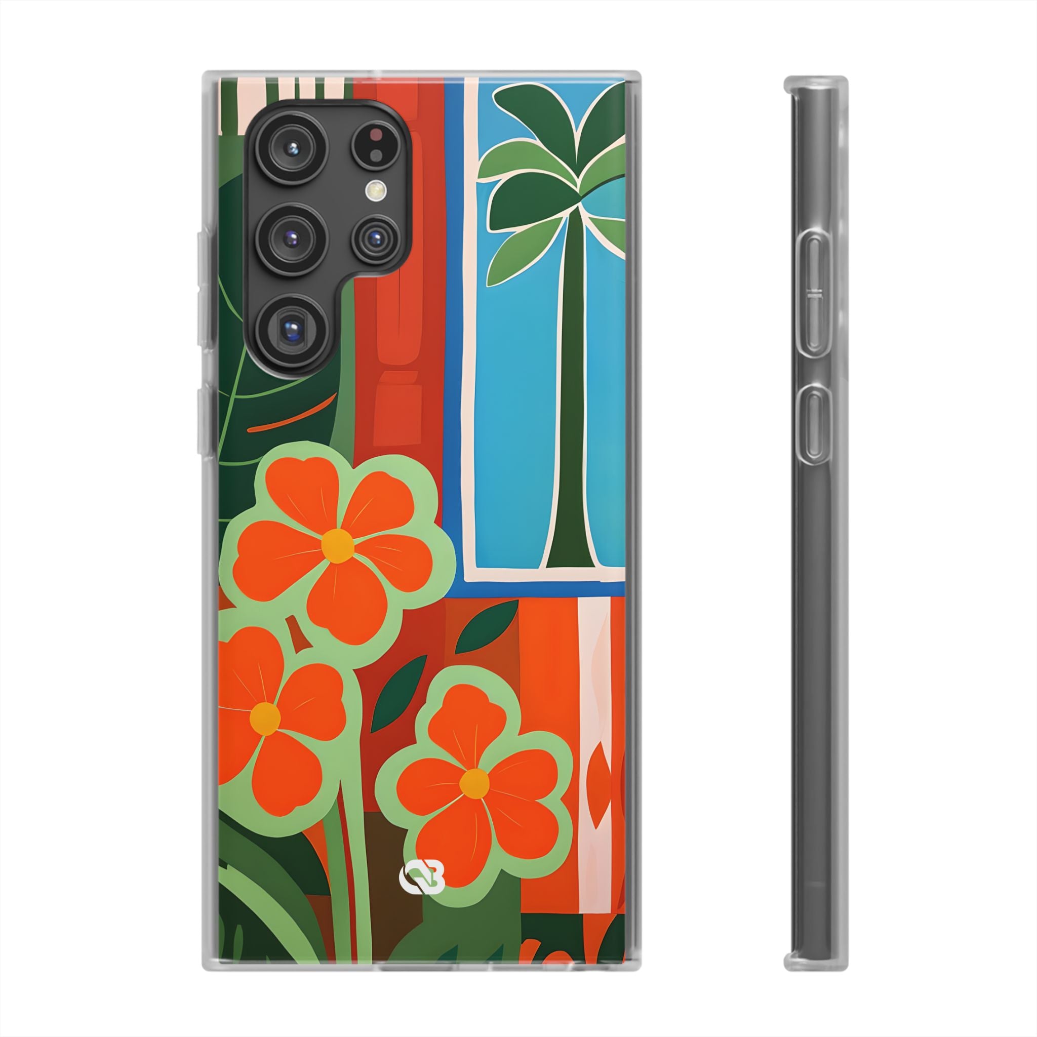 Vivid Jungle Collage · Soft Phone Case for Samsung