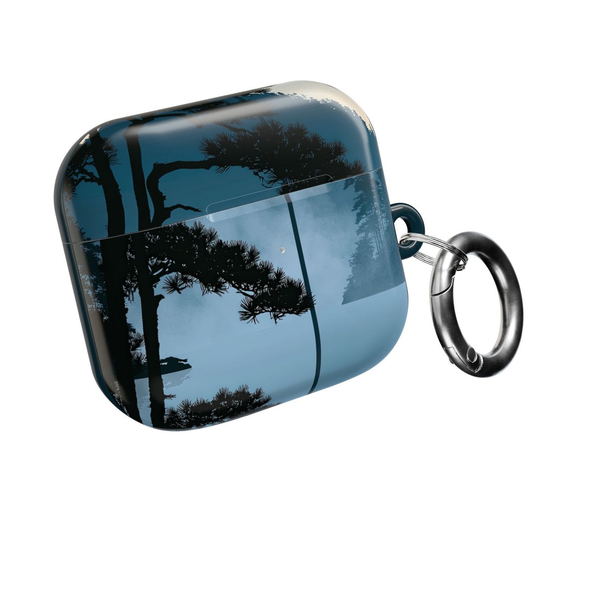 Misty Pine Horizon · Hard Case for AirPods & AirPods Pro · Teal