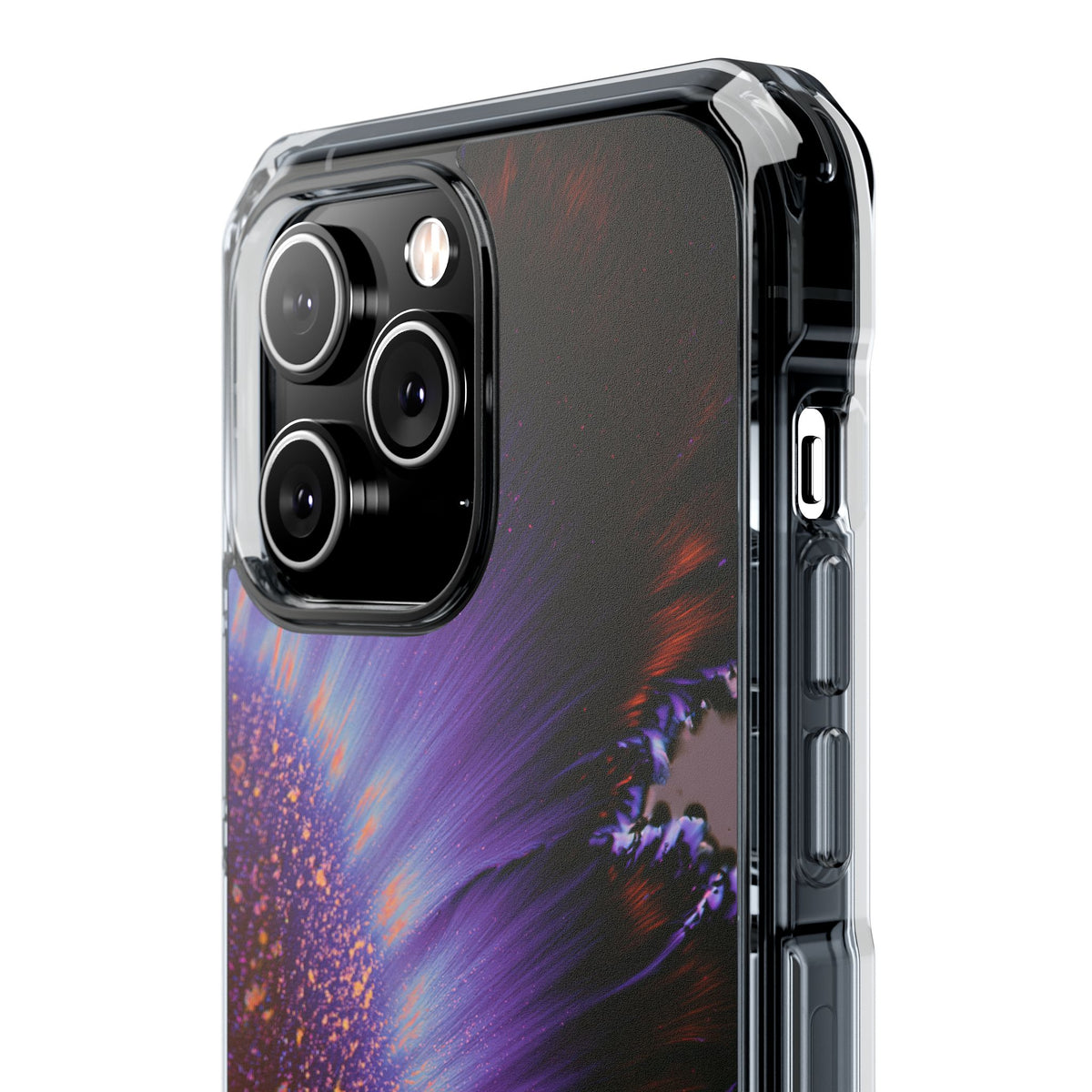 Ethereal Corona · Clear Impact Magnetic Phone Case for iPhone · Purple