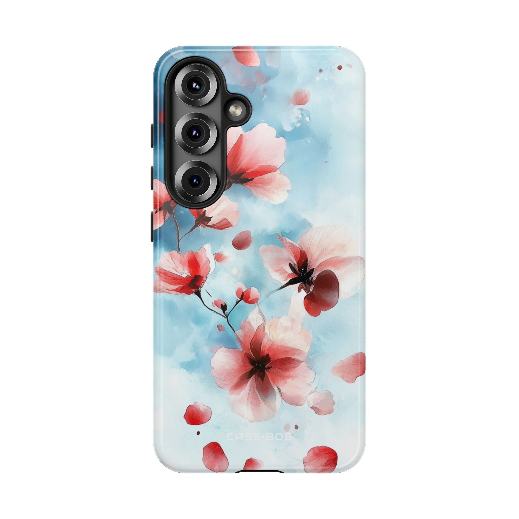 Pink Blossom Drift Samsung S25 Case - Tough