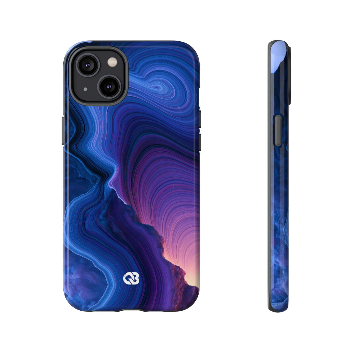 Radiant Strata · Tough Phone Case for iPhone · Blue