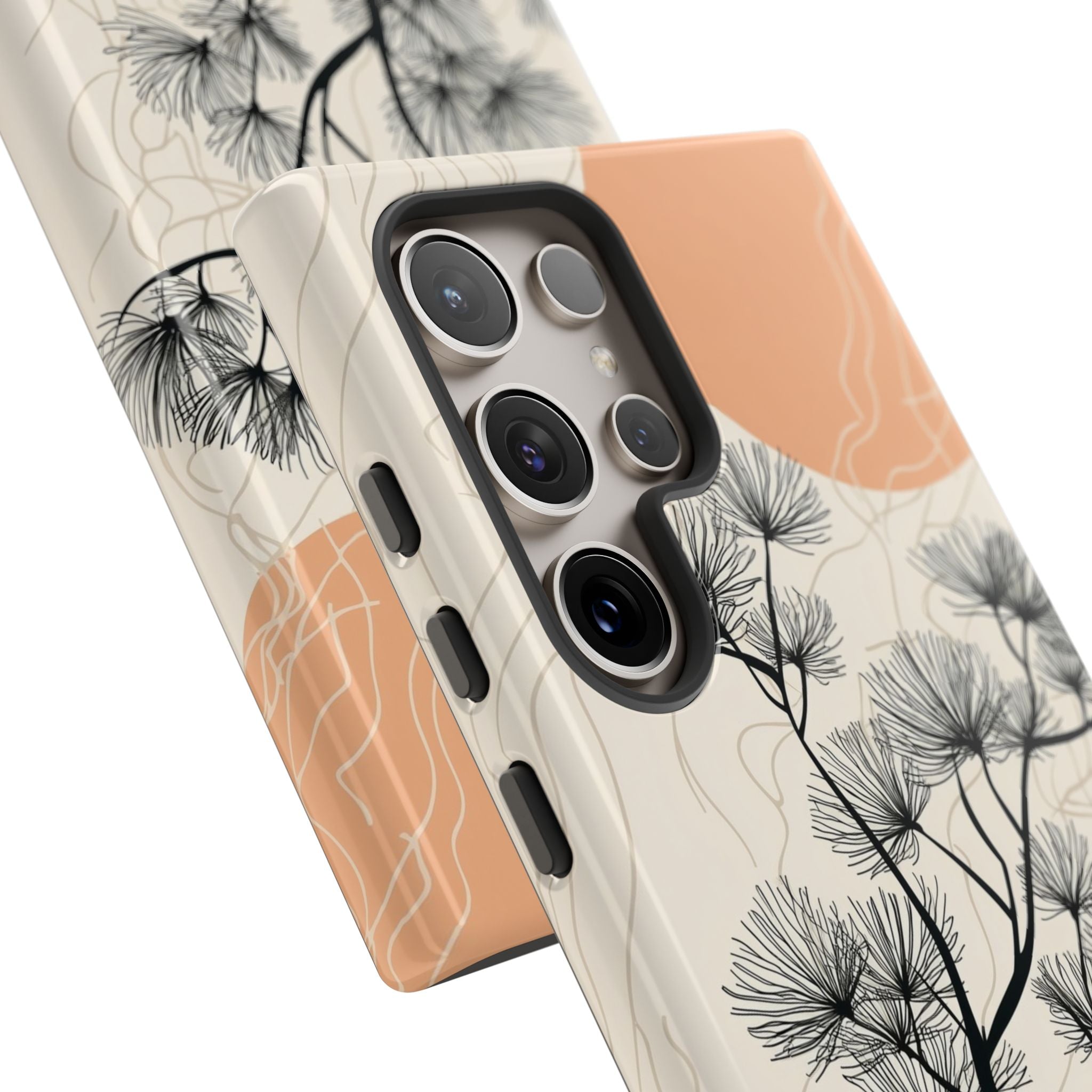 Spiky Tree Sunset Samsung S24 Ultra Case - Tough