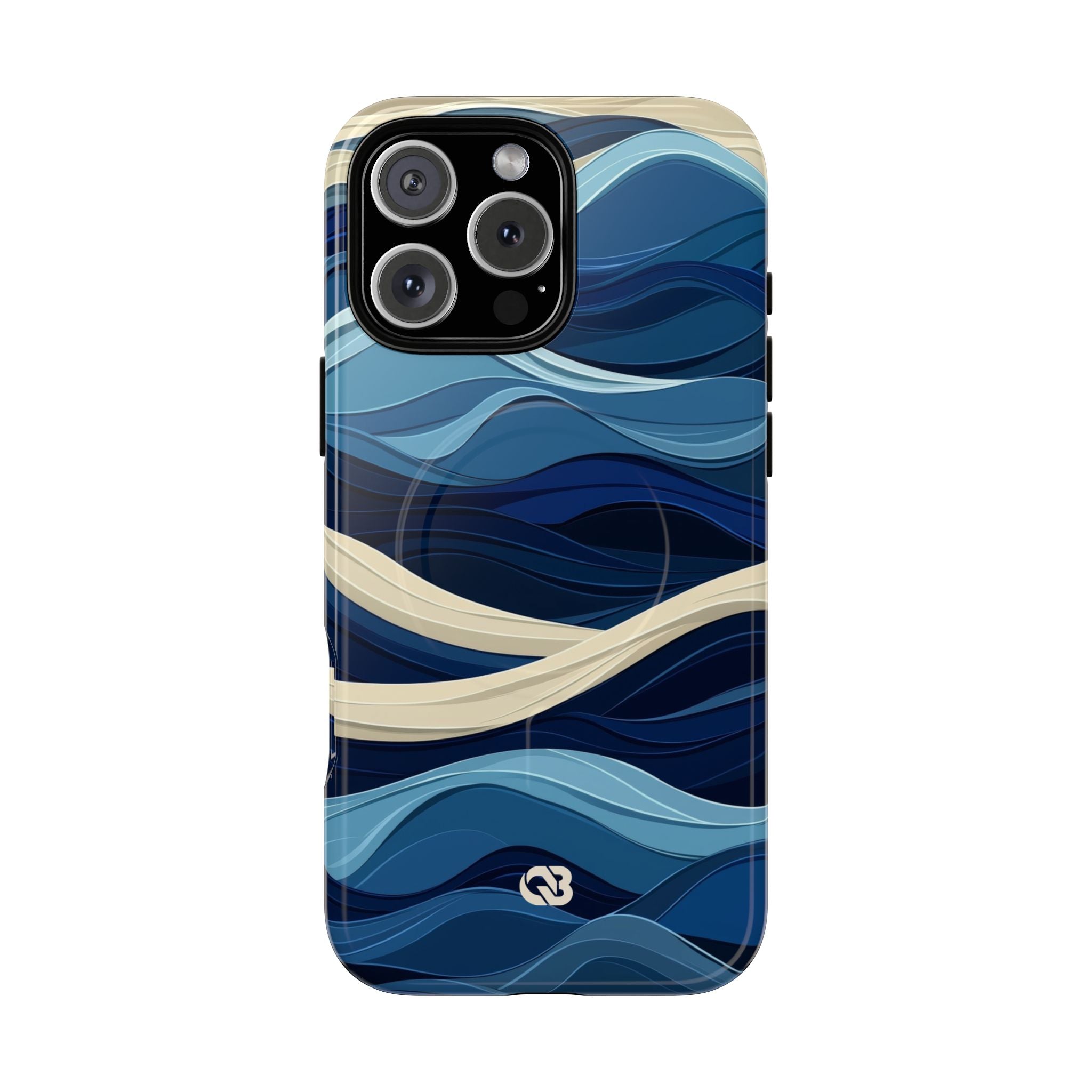 Cobalt Coast Layers · Tough+ Phone Case for iPhone · Magsafe