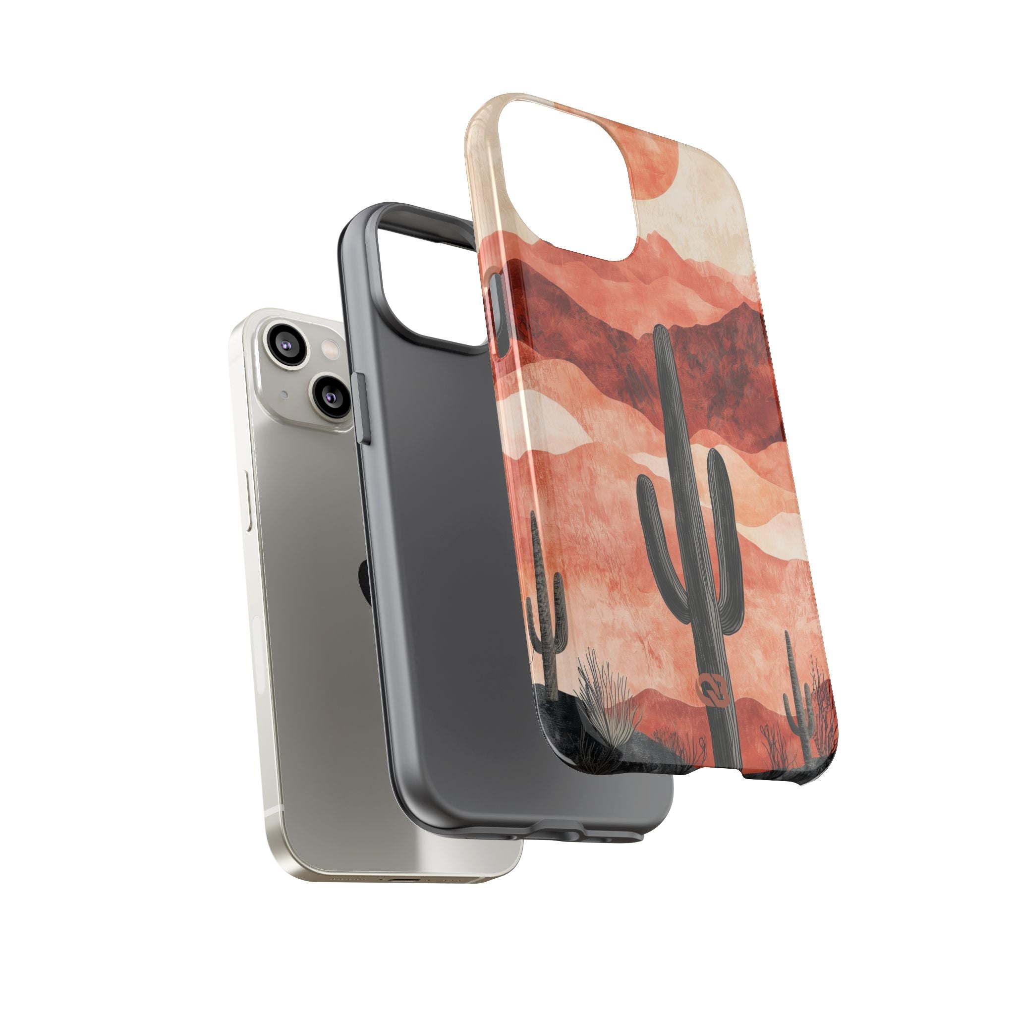 Terracotta Desert Sun · Tough Phone Case for iPhone