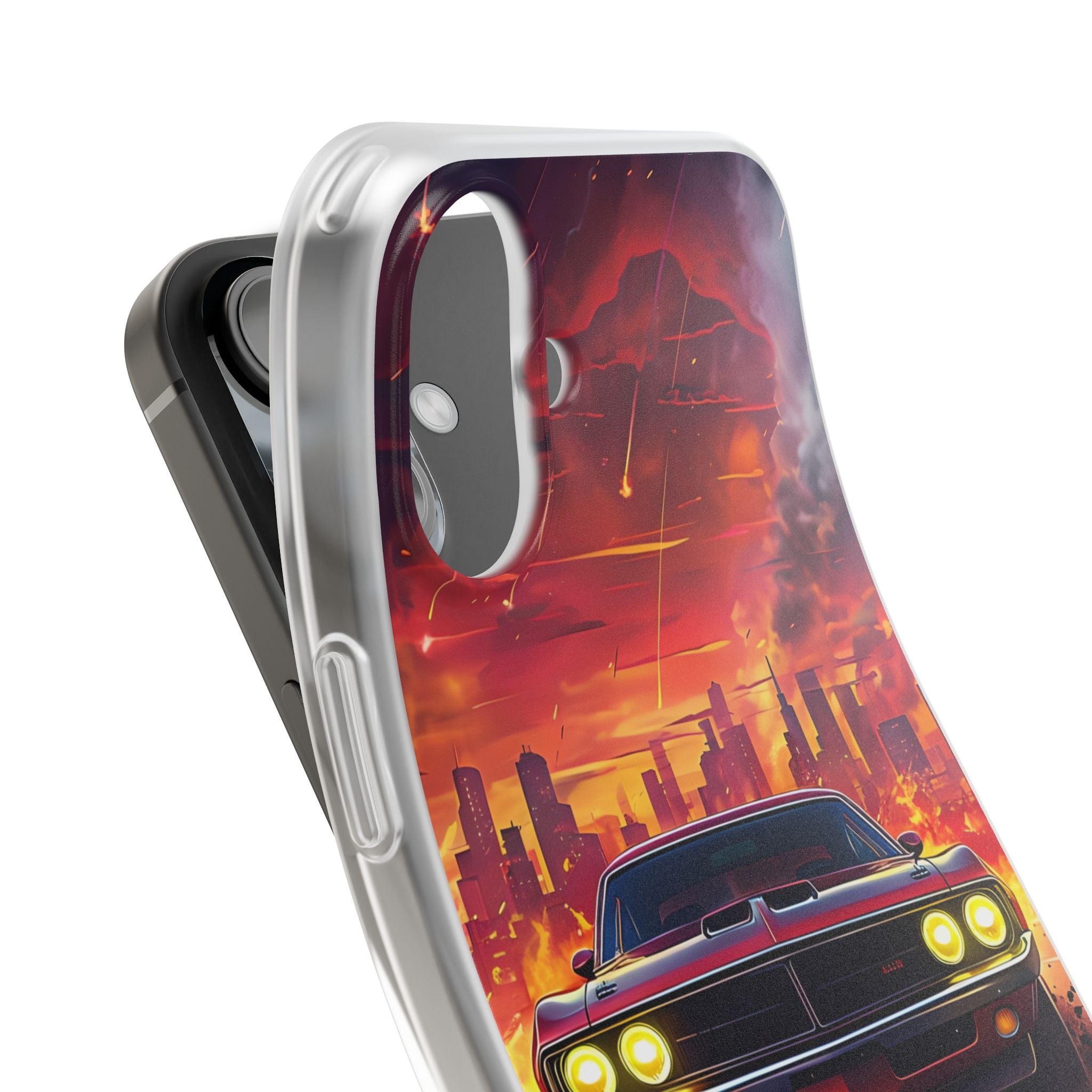 Corrida Cidade Inferno · Capa de Telefone Soft para iPhone